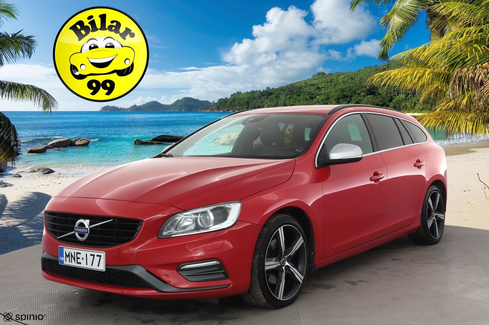 Volvo V60 2018 T3 Business Classic R-Design aut * Vakkari / Webasto / Koukku / P.tutka / LED / High performance äänentoisto * - Kahdet Renkaat / Suomi-auto
