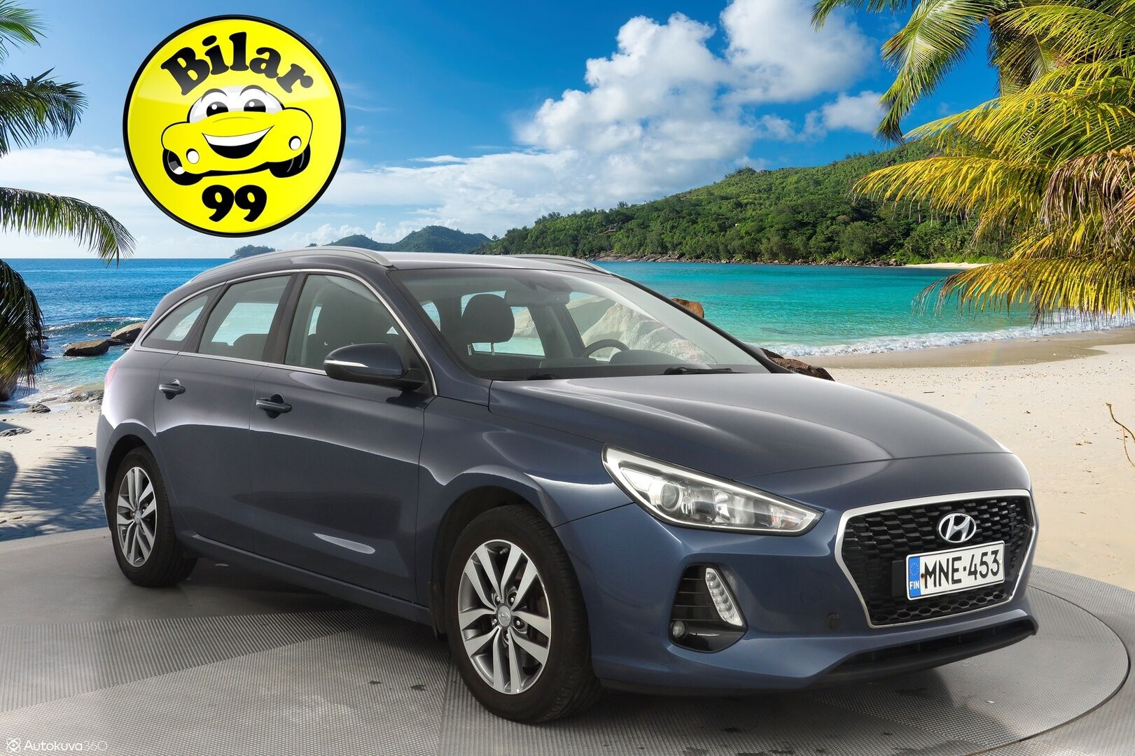 Hyundai i30 Wagon 2018 1,4 T-GDI 7DCT-aut. Comfort *Kamera / Lohko / Vetokoukku / Vakkari / Navi* - Suomi-auto / Merkkihuollettu / Kahdet Hyundain vanteet / Viimesin huolto 100tkm / Huippurenkaat