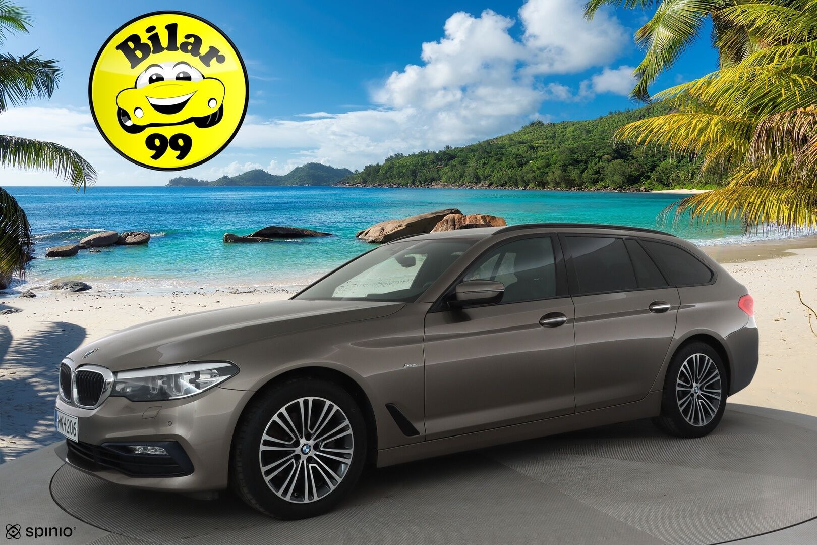 BMW 520 2018 G31 Touring 520d A xDrive Winter Exclusive Sport **LED / Sportpenkit / Lohkolämmitin / P.kamera / Ambient-Light / HiFi** - Suomi-auto / Kahdet renkaat / Merkkihuollettu!
