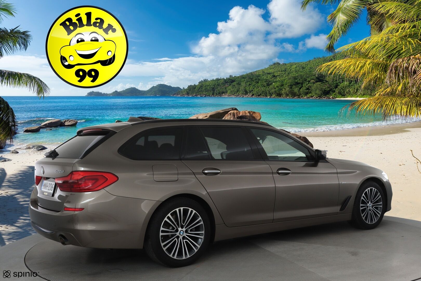 BMW 520 2018 G31 Touring 520d A xDrive Winter Exclusive Sport **LED / Sportpenkit / Lohkolämmitin / P.kamera / Ambient-Light / HiFi** - Suomi-auto / Kahdet renkaat / Merkkihuollettu!