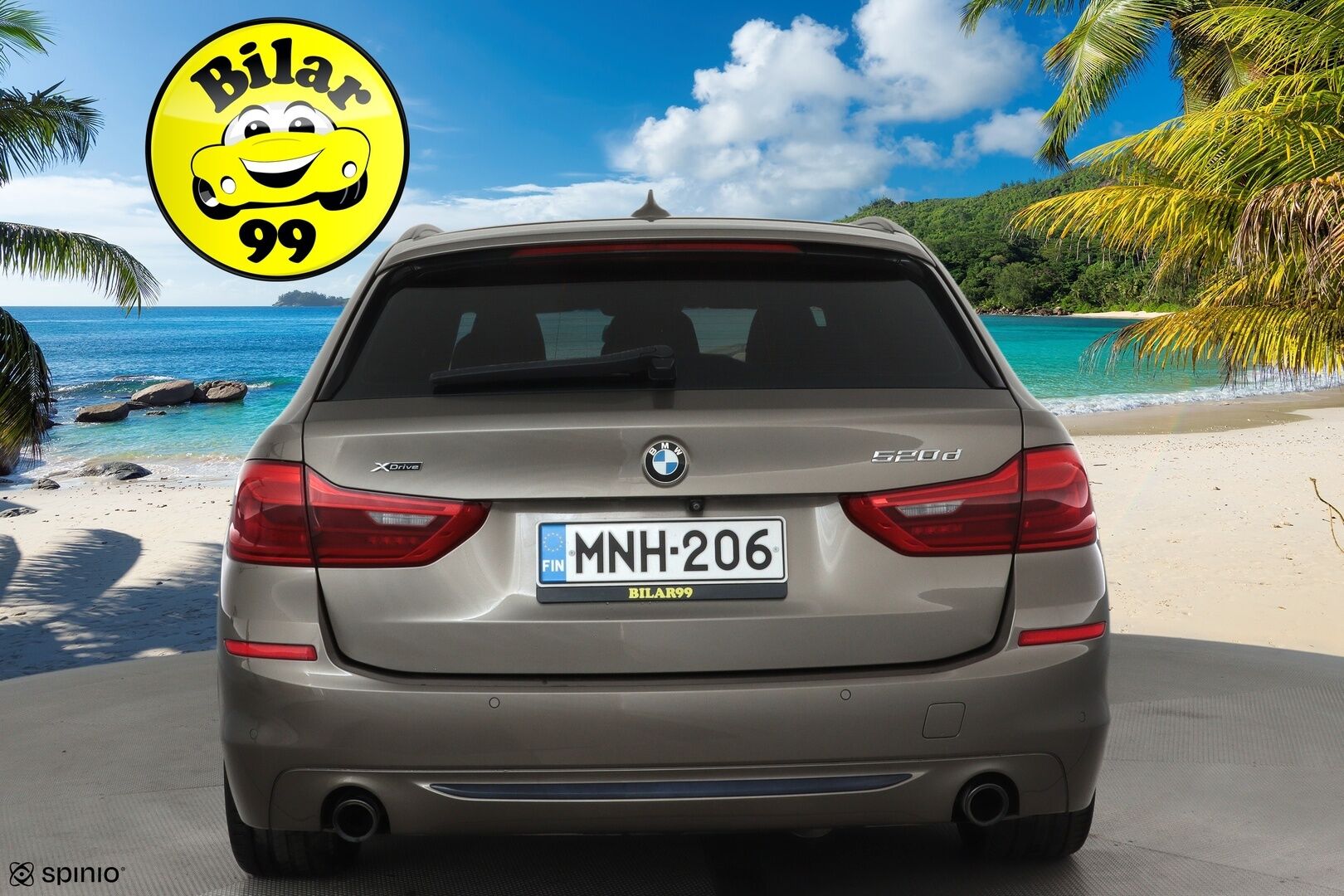 BMW 520 2018 G31 Touring 520d A xDrive Winter Exclusive Sport **LED / Sportpenkit / Lohkolämmitin / P.kamera / Ambient-Light / HiFi* - Suomi-auto / Kahdet renkaat / Merkkihuollettu!