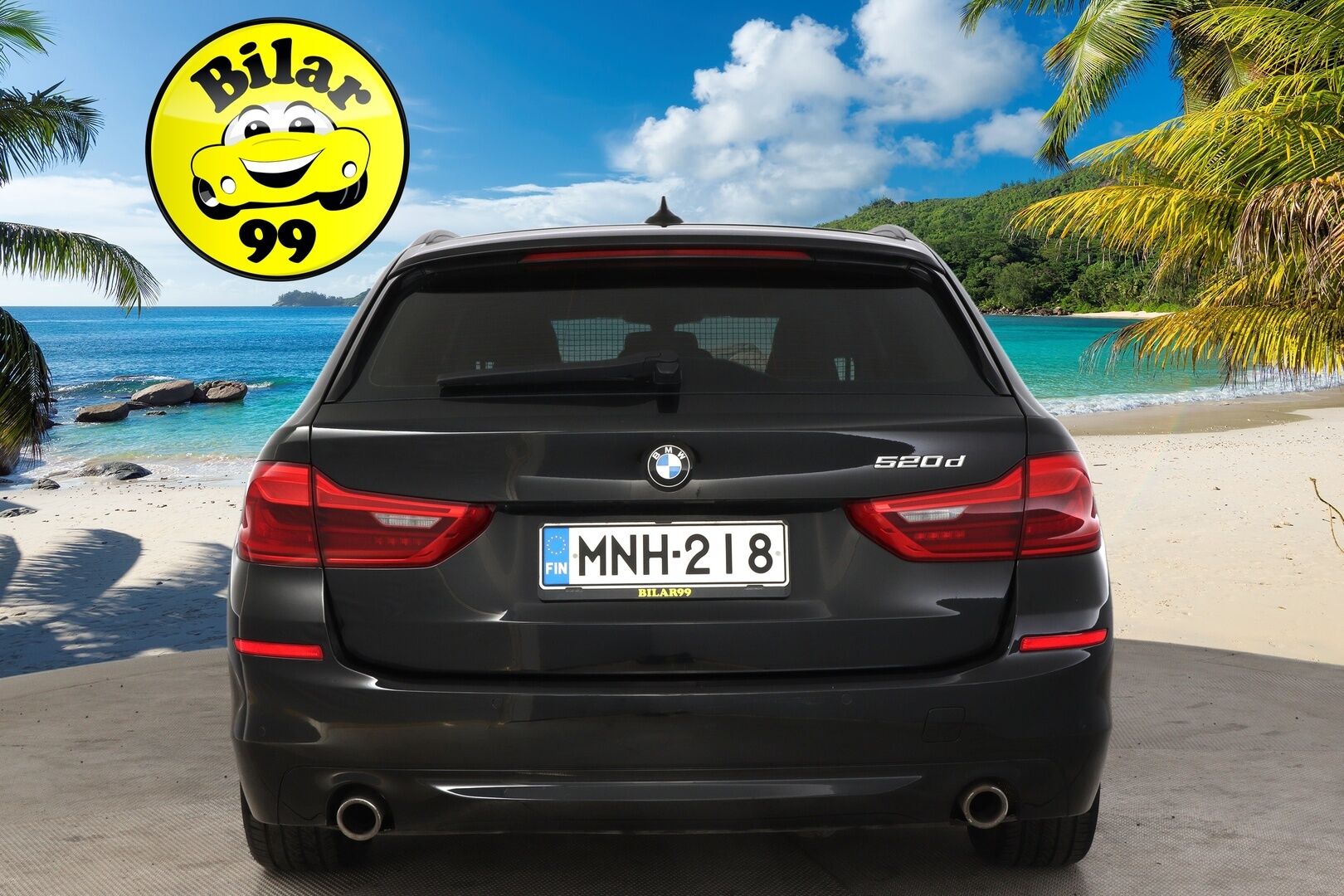 BMW 520 2018 G31 Touring 520d A Business *Myydään Huutokaupat.com* - *Juuri huollettu Suomi-auto / 2x hyvät renkaat aluvanteilla*