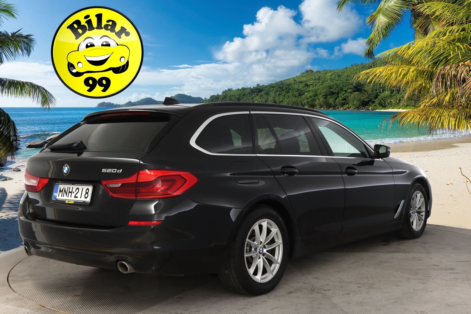 BMW 520 2018 G31 Touring 520d A Business *Myydään Huutokaupat.com* - *Juuri huollettu Suomi-auto / 2x hyvät renkaat aluvanteilla*