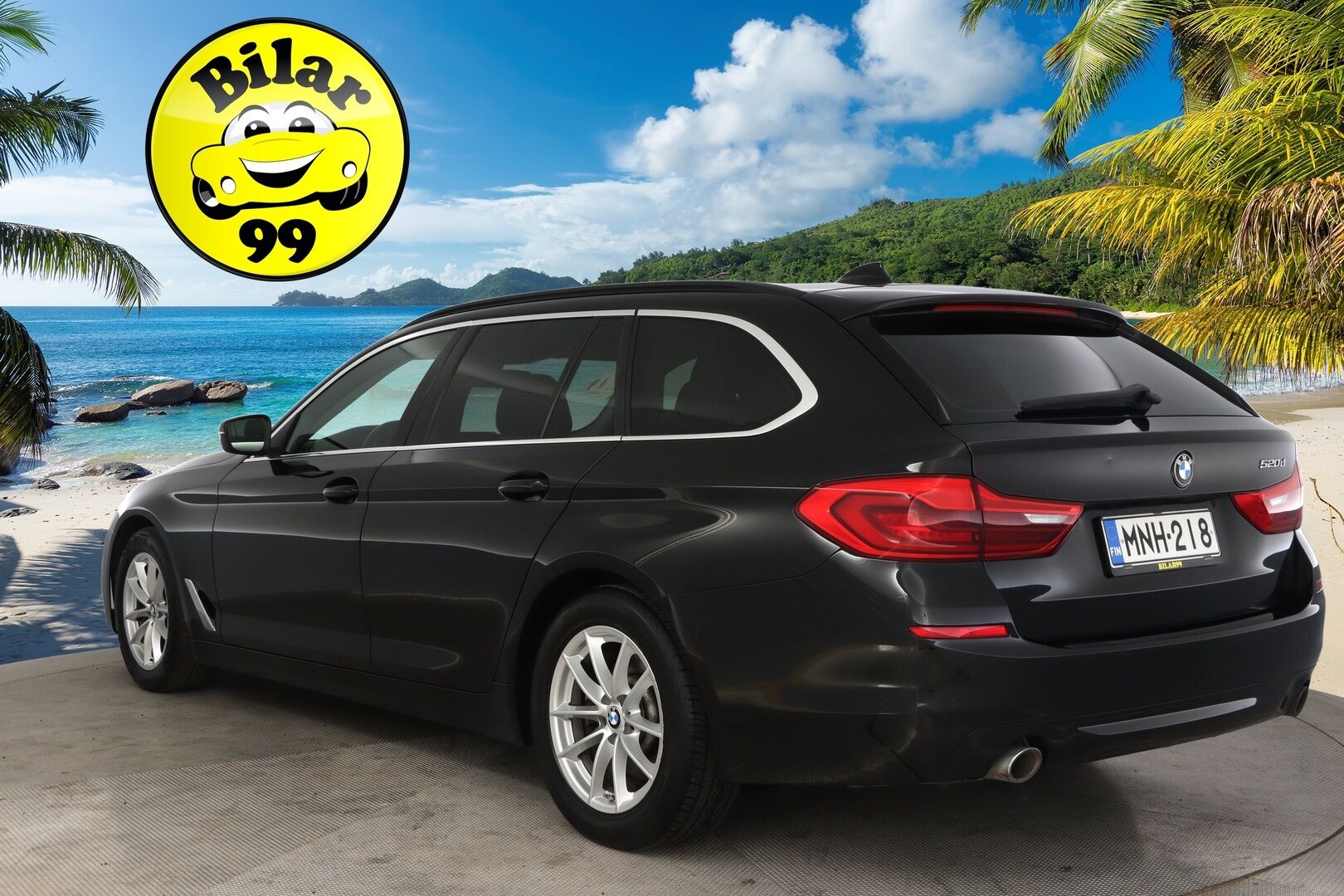 BMW 520 2018 G31 Touring 520d A Business *Myydään Huutokaupat.com* - *Juuri huollettu Suomi-auto / 2x hyvät renkaat aluvanteilla*