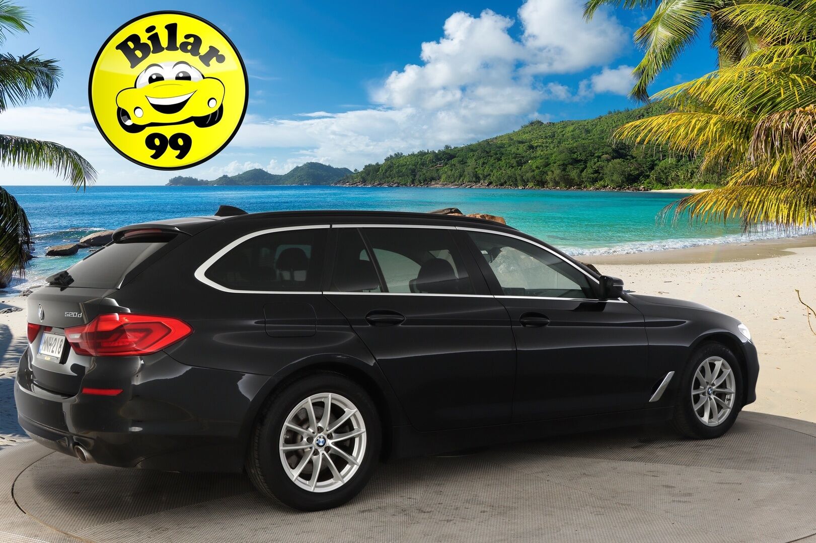 BMW 520 2018 G31 Touring 520d A Business *Myydään Huutokaupat.com* - *Juuri huollettu Suomi-auto / 2x hyvät renkaat aluvanteilla*