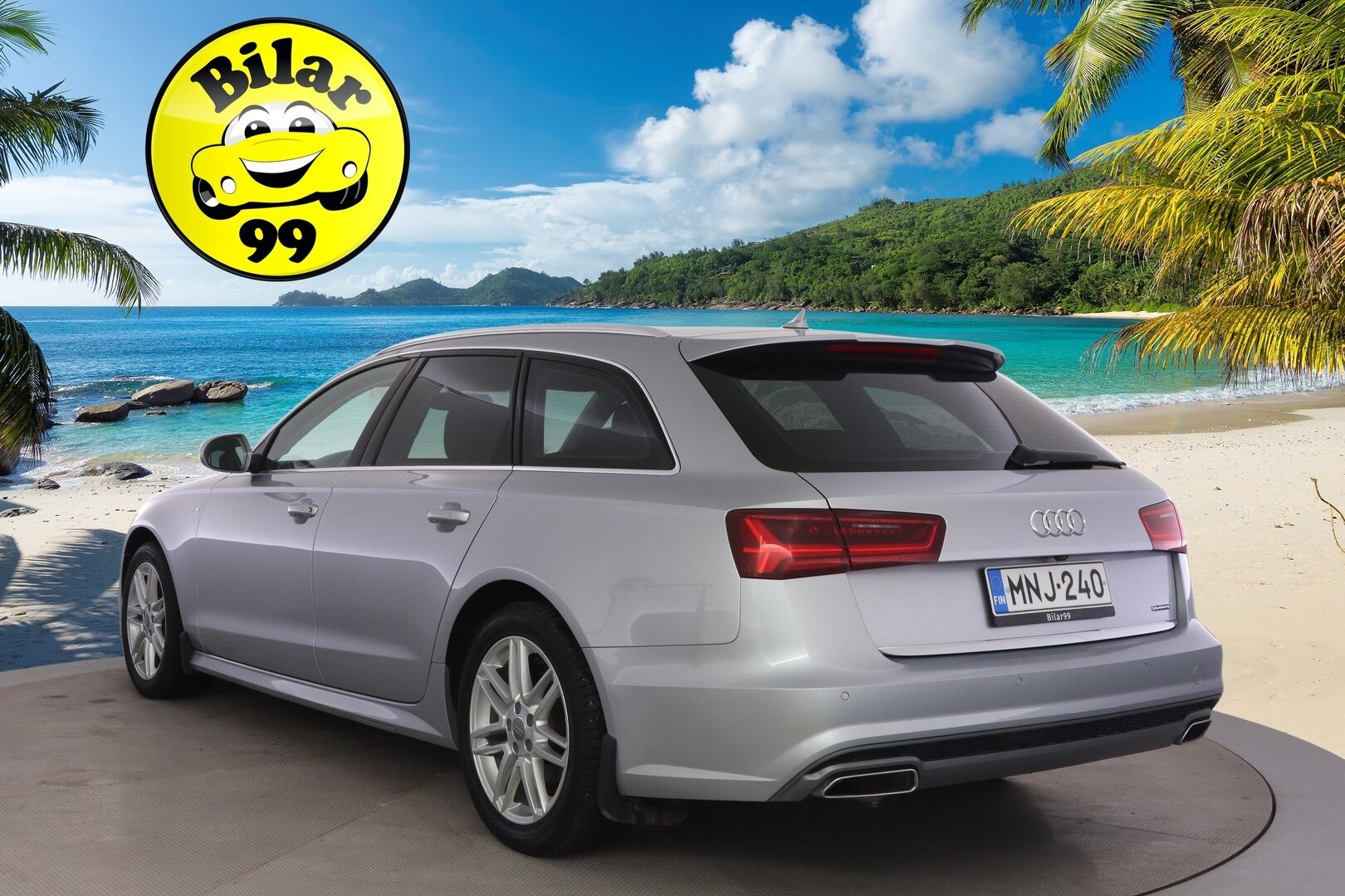 Audi A6 2017 Avant S line Business Sport 2,0 TDI 140 kW quattro S tronic *Vakkari/ Tutkat eteen ja taakse/ p.kamera/ Webasto* - Kahdet renkaat aluvanteilla/ 08/25 Huollettu/ S-line