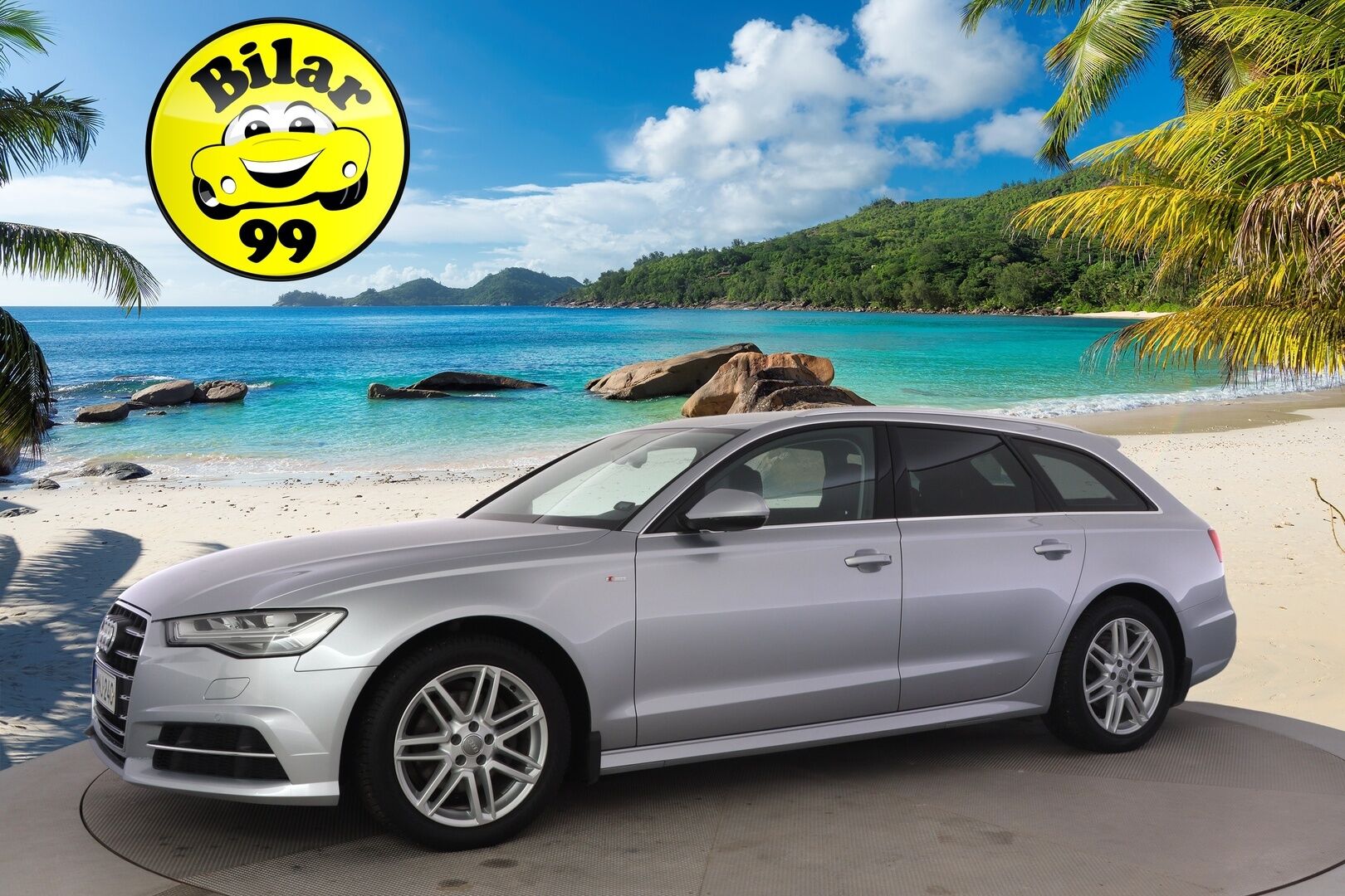 Audi A6 2017 Avant S line Business Sport 2,0 TDI 140 kW quattro S tronic *Vakkari/ Tutkat eteen ja taakse/ p.kamera/ Webasto* - Kahdet renkaat aluvanteilla/ 08/25 Huollettu/ S-line