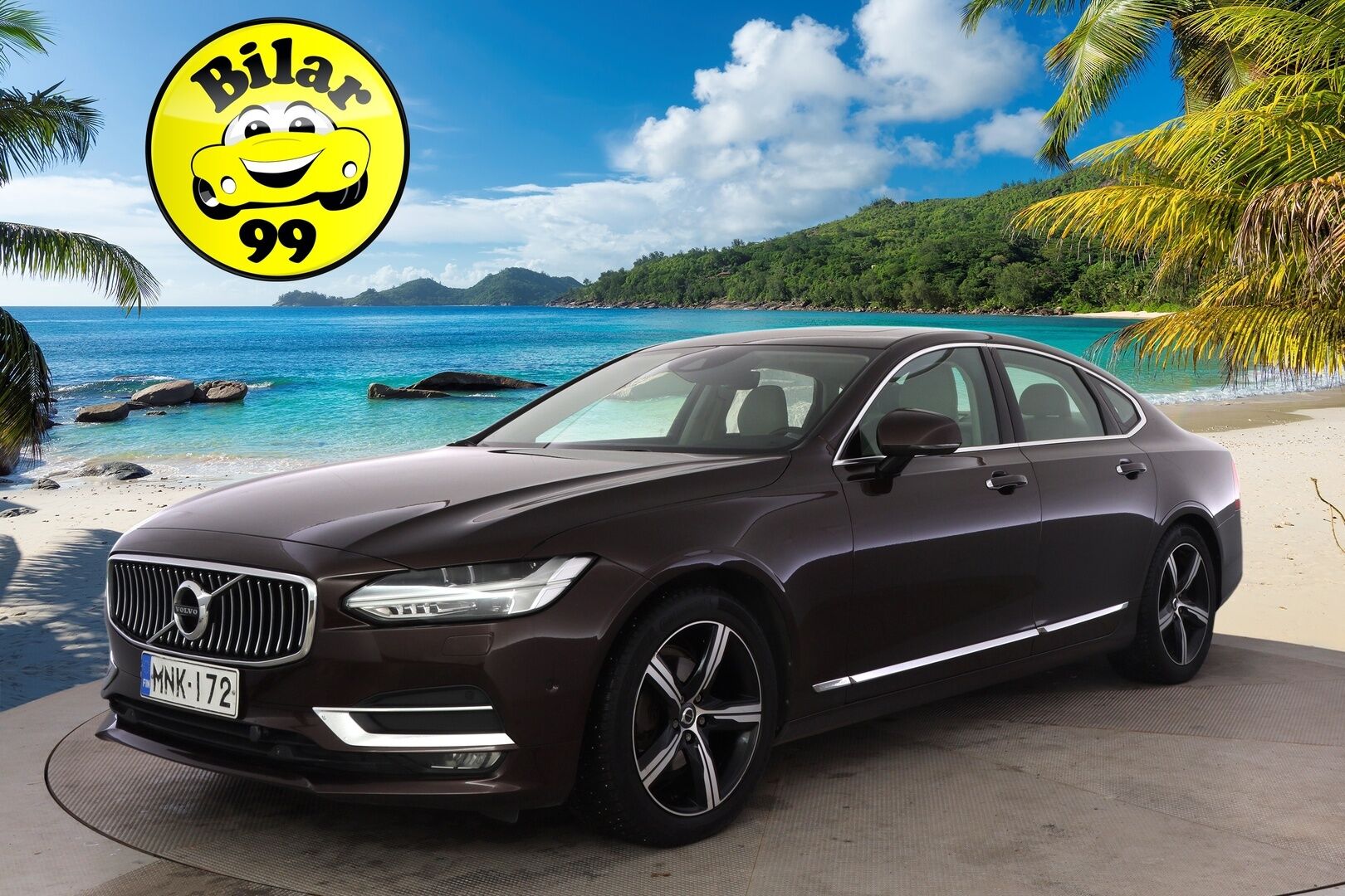 Volvo S90 2018 D4 AWD Business Inscription aut / Webasto / Pilot Assist / Lasikattoluukku / Sporttipenkki Muistilla / Koukku / Tutkat - *Merkkihuollettu / Huippuvarusteet / Nahkasisusta / 2x Volvon alumiinivanteet*