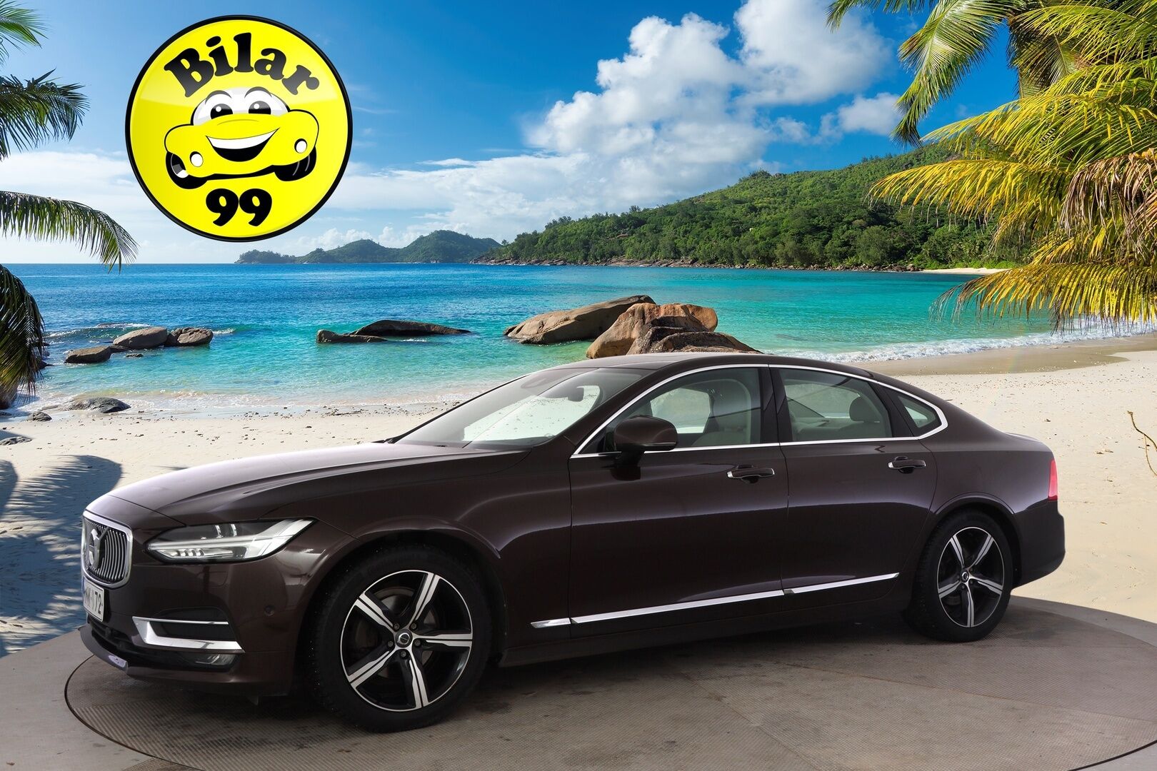 Volvo S90 2018 D4 AWD Business Inscription aut / Webasto / Pilot Assist / Lasikattoluukku / Sporttipenkki Muistilla / Koukku / Tutkat - *Merkkihuollettu / Huippuvarusteet / Nahkasisusta / 2x Volvon alumiinivanteet*