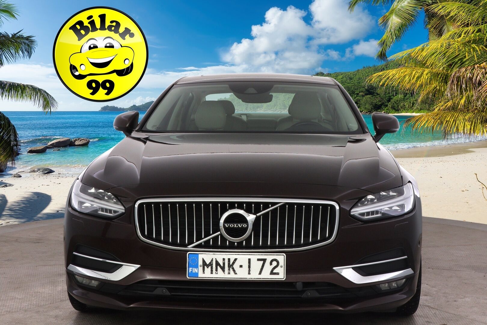 Volvo S90 2018 D4 AWD Business Inscription aut / Webasto / Pilot Assist / Lasikattoluukku / Sporttipenkki Muistilla / Koukku / Tutkat - *Merkkihuollettu / Huippuvarusteet / Nahkasisusta / 2x Volvon alumiinivanteet*