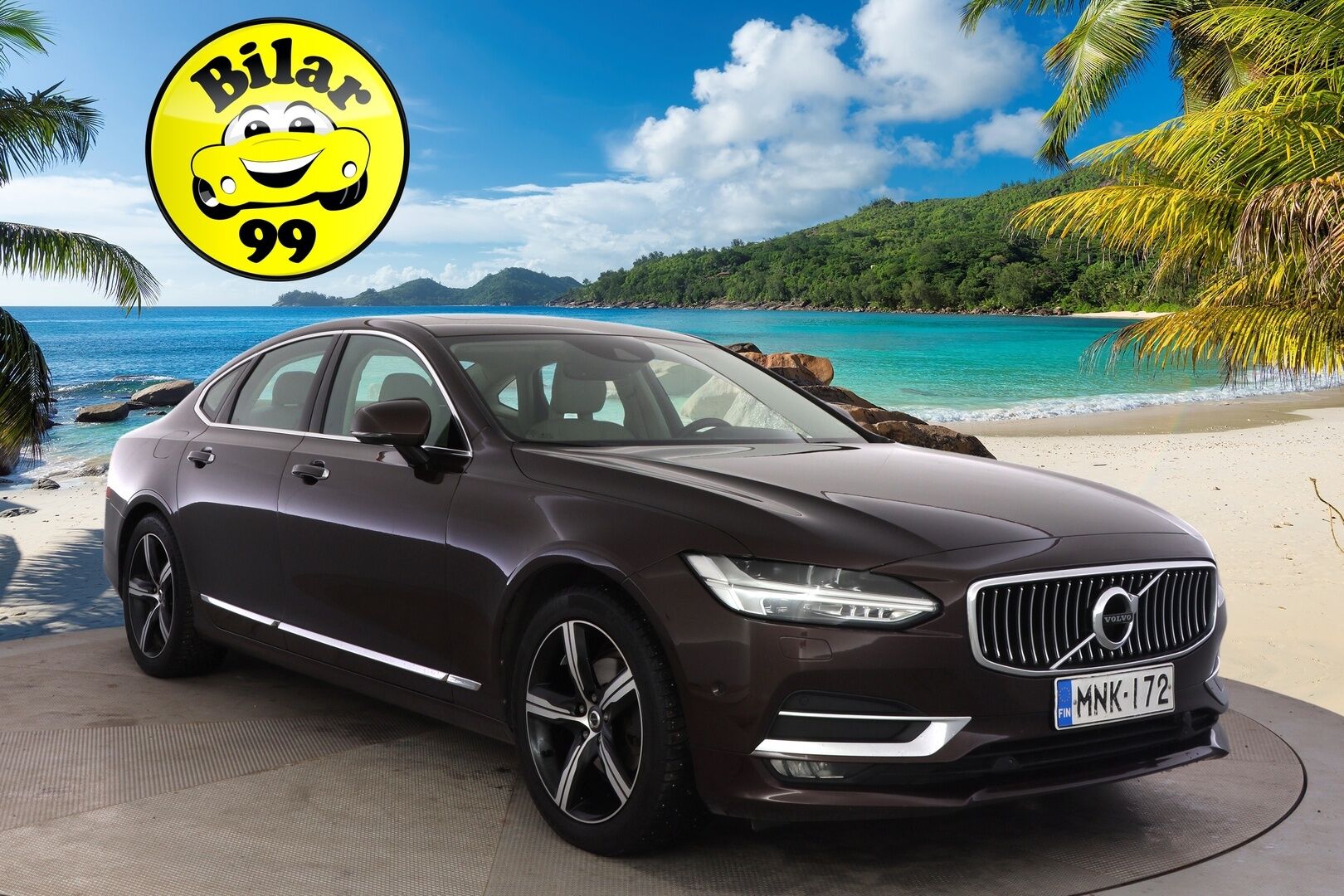 Volvo S90 2018 D4 AWD Business Inscription aut / Webasto / Pilot Assist / Lasikattoluukku / Sporttipenkki Muistilla / Koukku / Tutkat - *Merkkihuollettu / Huippuvarusteet / Nahkasisusta / 2x Volvon alumiinivanteet*