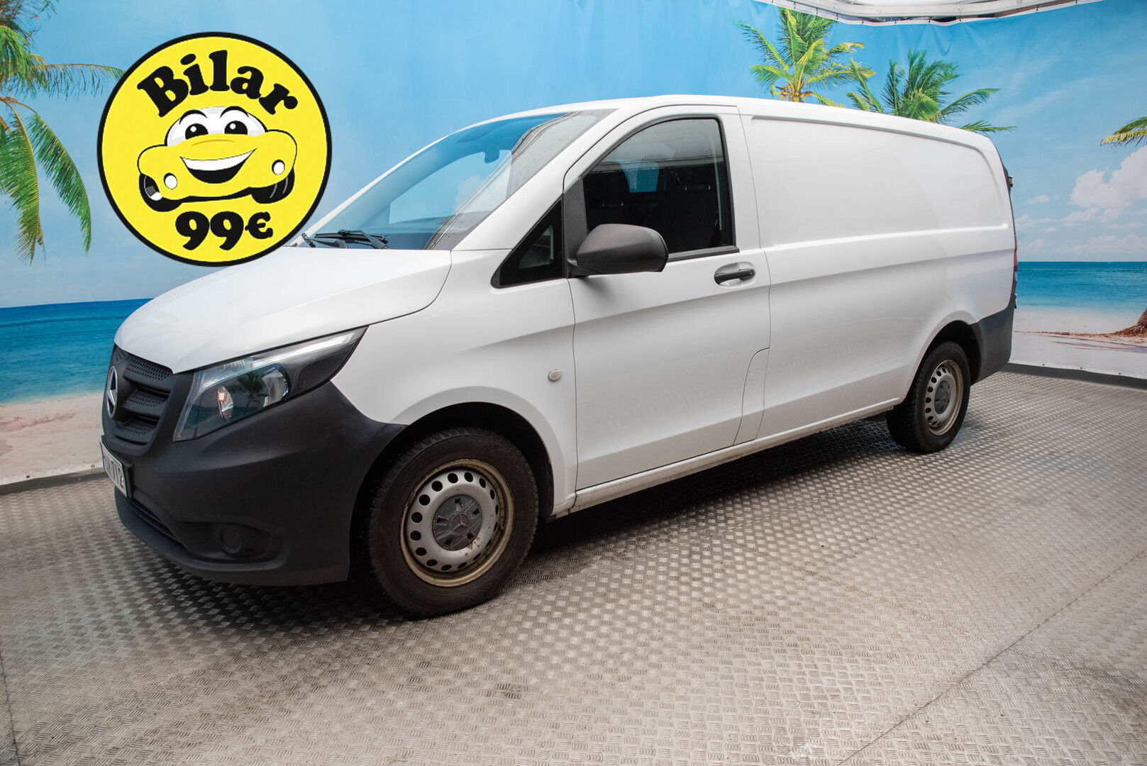 Mercedes-Benz Vito 2018 109 CDI Keskipitkä A2 - | ALV | Tehtaan Webasto | Vaneroitu tavaratila | Bluetooth | Suomi-Auto | Penkinlämmitys | Ilmastointi | - KORKO VAIN 3,99 %