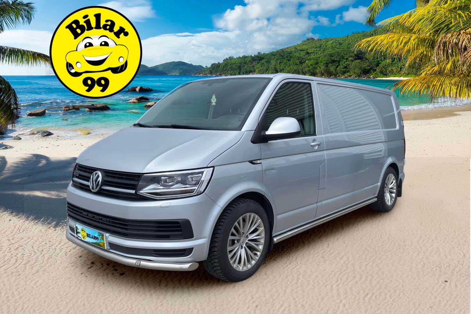 Volkswagen Transporter 2018 umpipakettiauto Pitkä 2,0 TDI 150kW 4Motion DSG (4M18) * ALV / Webasto / Peruutuskamera / Vetokoukku / LED * - 3,99 % KORKOTARJOUS TÄHÄN AUTOON - Ohjaamosta säädettävä ilma-alusta, toista ei tule vastaan!