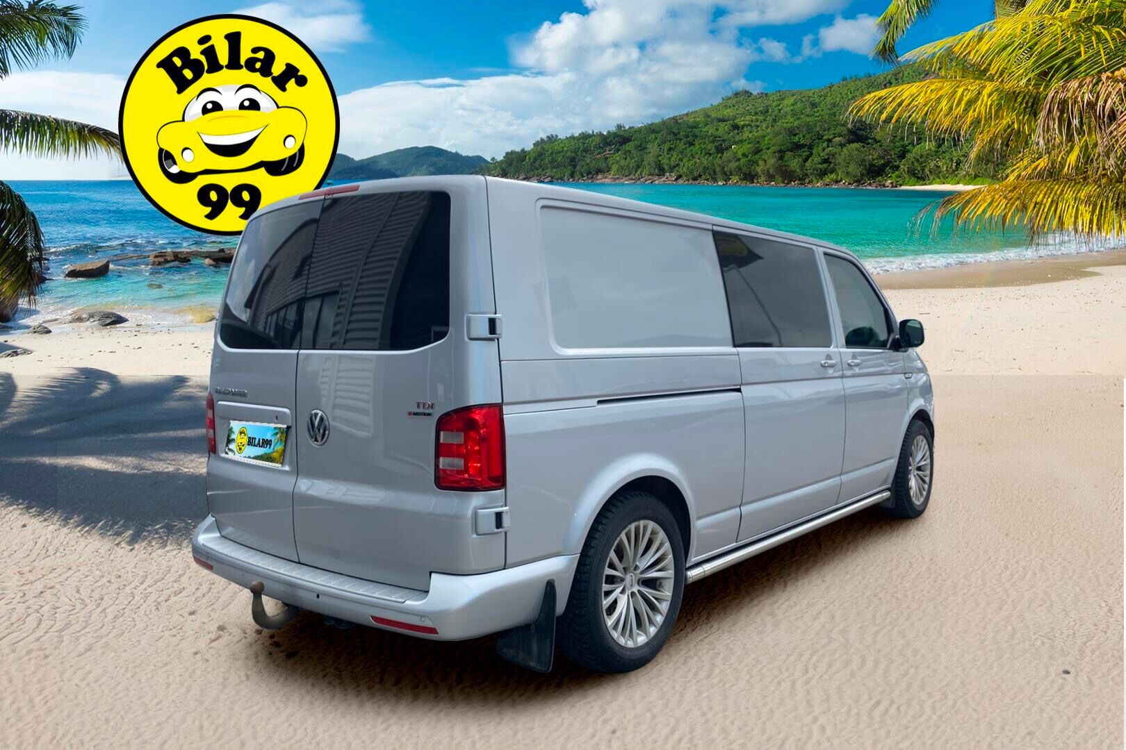 Volkswagen Transporter 2018 umpipakettiauto Pitkä 2,0 TDI 150kW 4Motion DSG (4M18) * ALV / Webasto / Peruutuskamera / Vetokoukku / LED * - 3,99 % KORKOTARJOUS TÄHÄN AUTOON - Ohjaamosta säädettävä ilma-alusta, toista ei tule vastaan!