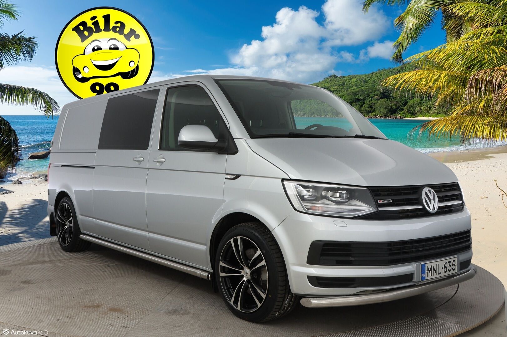 Volkswagen Transporter 2018 umpipakettiauto Pitkä 2,0 TDI 150kW 4Motion DSG (4M18) * ALV / Webasto / Peruutuskamera / Vetokoukku / LED * - 3,99 % KORKOTARJOUS TÄHÄN AUTOON - Ohjaamosta säädettävä ilma-alusta, toista ei tule vastaan!