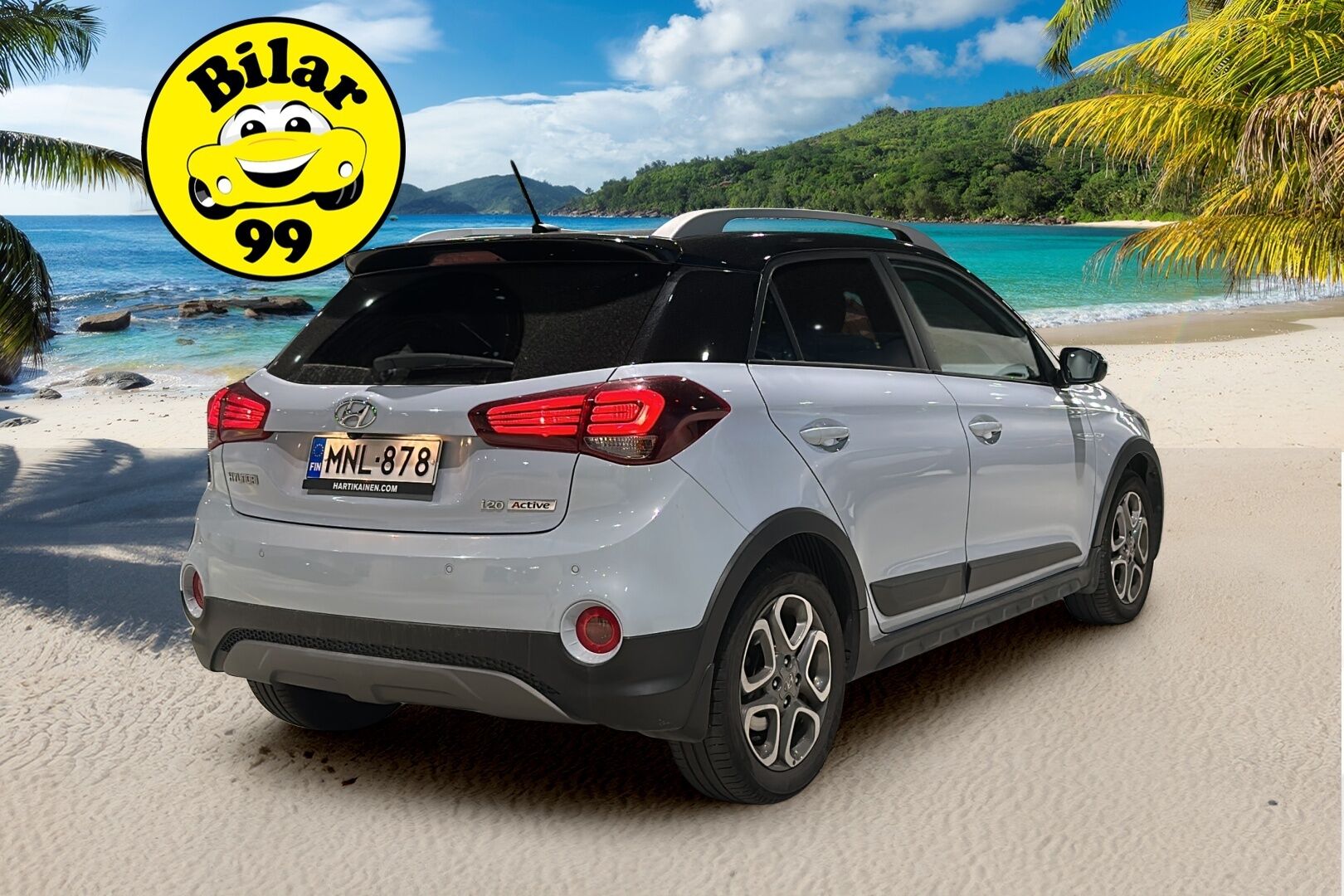 Hyundai i20 Active Cross 2020 1,0 T-GDI 100 hv 7-DCT Black / 1. om. Suomi auto / P-Kamera / Lohko + sis pistoke - Ratinlämmitys / Apple&Android / Siisti yksilö!