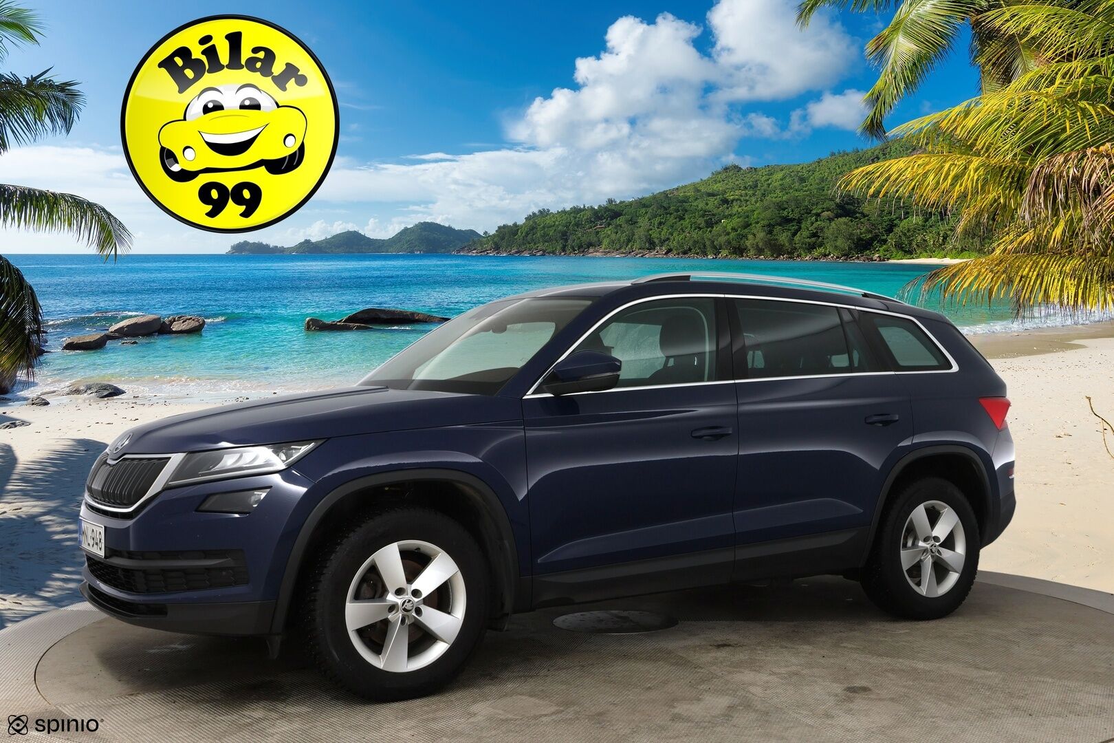 Skoda Kodiaq 2018 2,0 TDI 150 4x4 Ambition DSG Autom. / Adapt. vak. / Webasto / Vetokoukku / P-Kamera / LED / Keyless - Suomi-Auto / Lämmitettävä tuulilasi / Kaukovaloautomatiikka