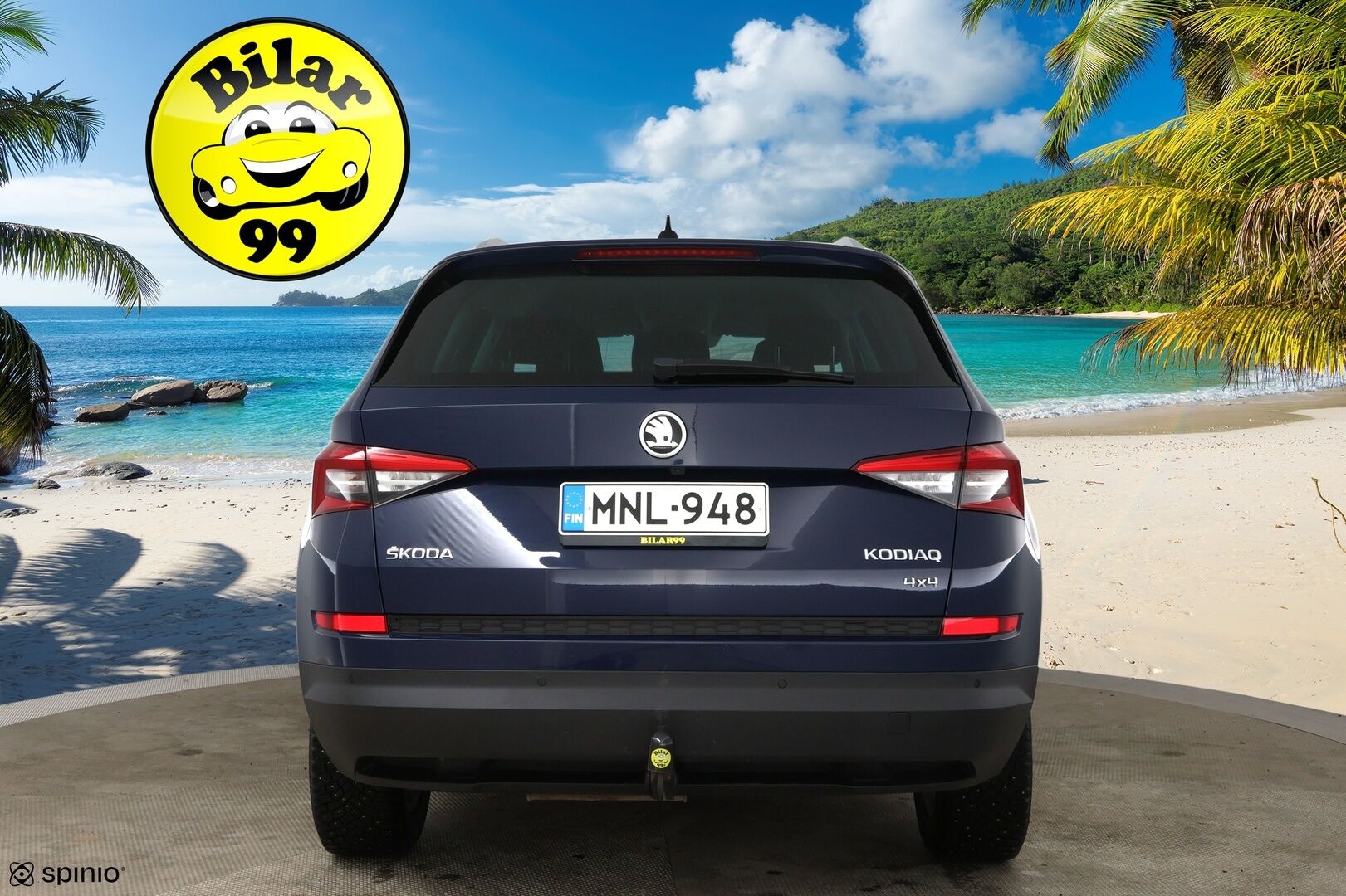 Skoda Kodiaq 2018 2,0 TDI 150 4x4 Ambition DSG Autom. / Adapt. vak. / Webasto / Vetokoukku / P-Kamera / LED / Keyless - Suomi-Auto / Lämmitettävä tuulilasi / Kaukovaloautomatiikka