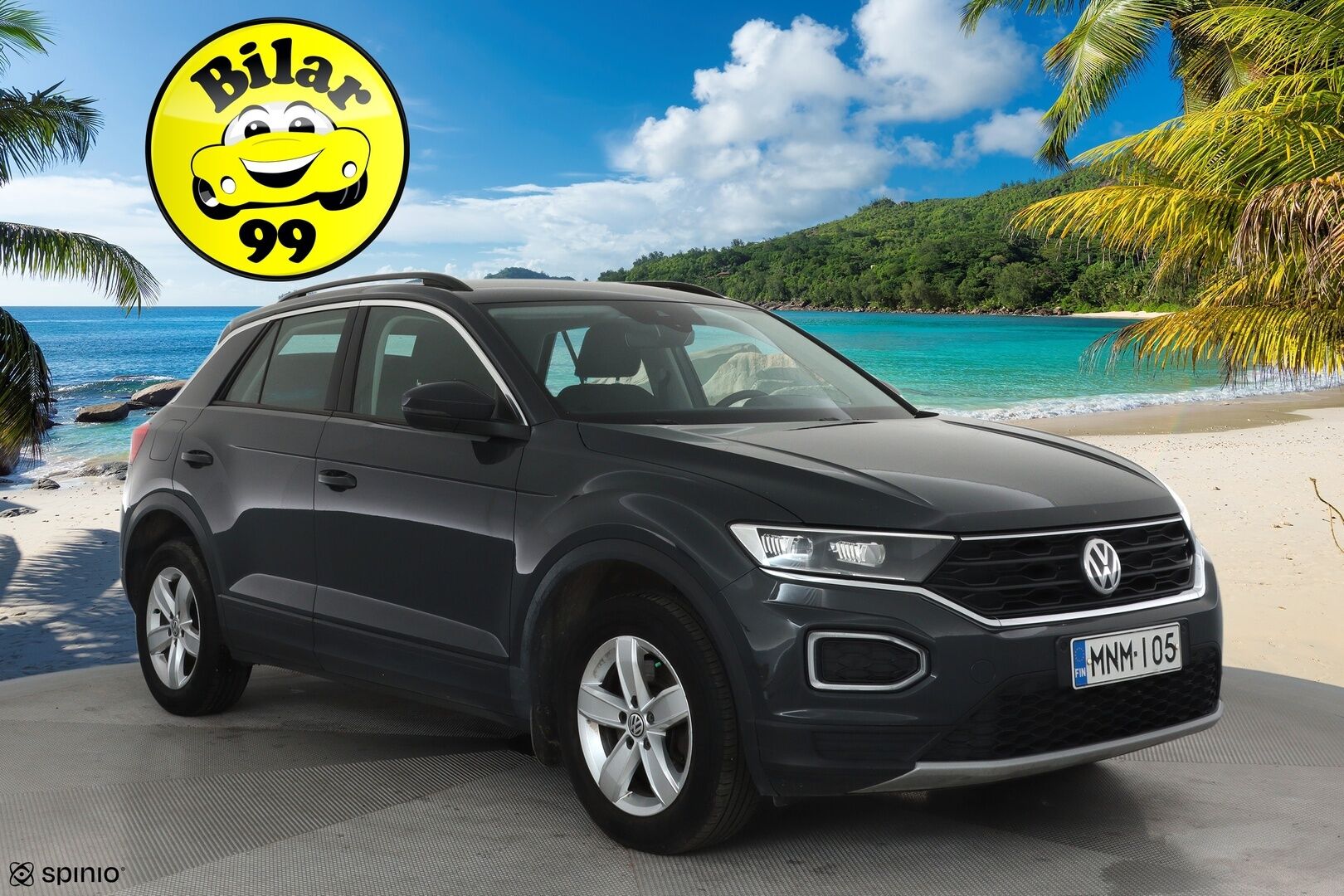 Volkswagen T-Roc 2018 Style 1,0 TSI 85 kW **Webasto / Koukku / Adapt.Vakkari / LED-valot / P.Kamera / Kaistavahti / Apple&Android** - Suomi-auto / Kahdet Renkaat
