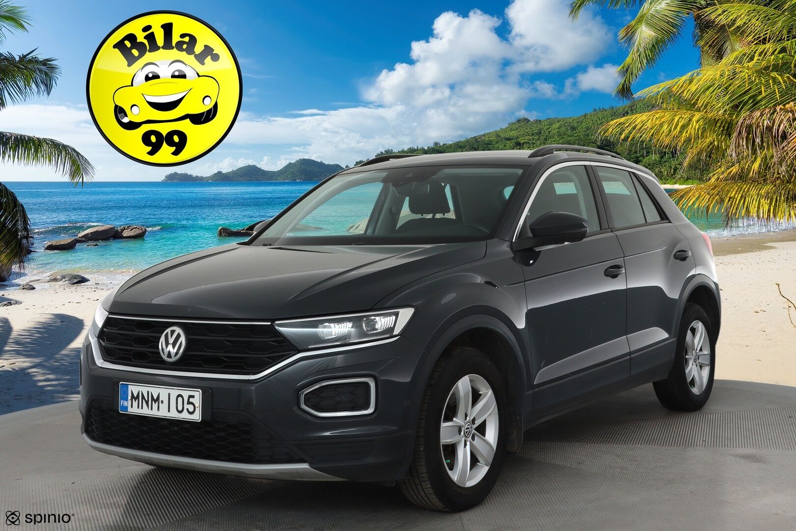 Volkswagen T-Roc 2018 Style 1,0 TSI 85 kW **Webasto / Koukku / Adapt.Vakkari / LED-valot / P.Kamera / Kaistavahti / Apple&Android** - Suomi-auto / Kahdet Renkaat