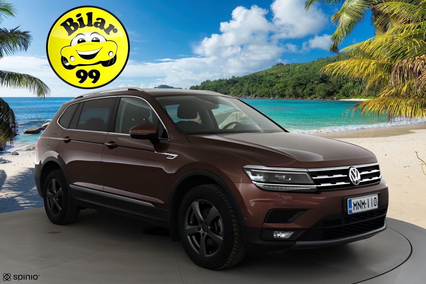 Volkswagen Tiguan Allspace 2019 Comfortline 2,0 TDI SCR 110 kW 4MOTION DSG  * ACC / P.kamera / Adapt.LED / Navi / Webasto / Koukku * - 1.Om Suomi-auto / Kahdet renkaat aluvanteilla