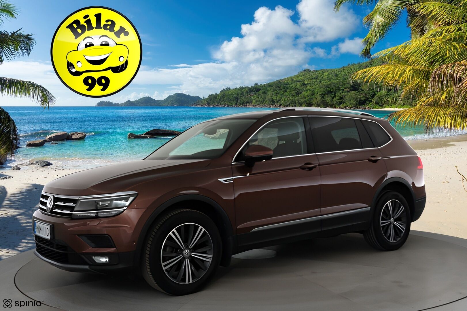 Volkswagen Tiguan Allspace 2019 Comfortline 2,0 TDI SCR 110 kW 4MOTION DSG  * ACC / P.kamera / Adapt.LED / Navi / Webasto / Koukku * - 1.Om Suomi-auto / Kahdet renkaat aluvanteilla