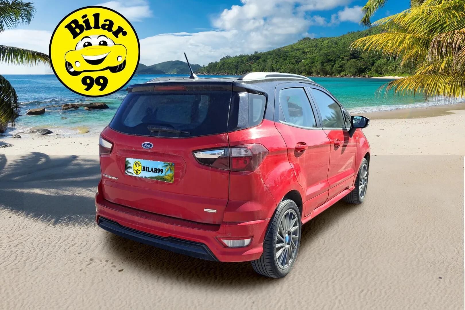 Ford Ecosport 2019 1,0 EcoBoost 125hv A6 ST-Line 5-ovinen * Nahka-Alcantara / Lämpölasi / Lohko&Sisäpistoke / Vakkari / Peruutustutkat - 2OM Suomiauto / Jakopää juuri tehty! - HULLUT AVAJAISHULINAT KORKOTARJOUS 3,29 %
