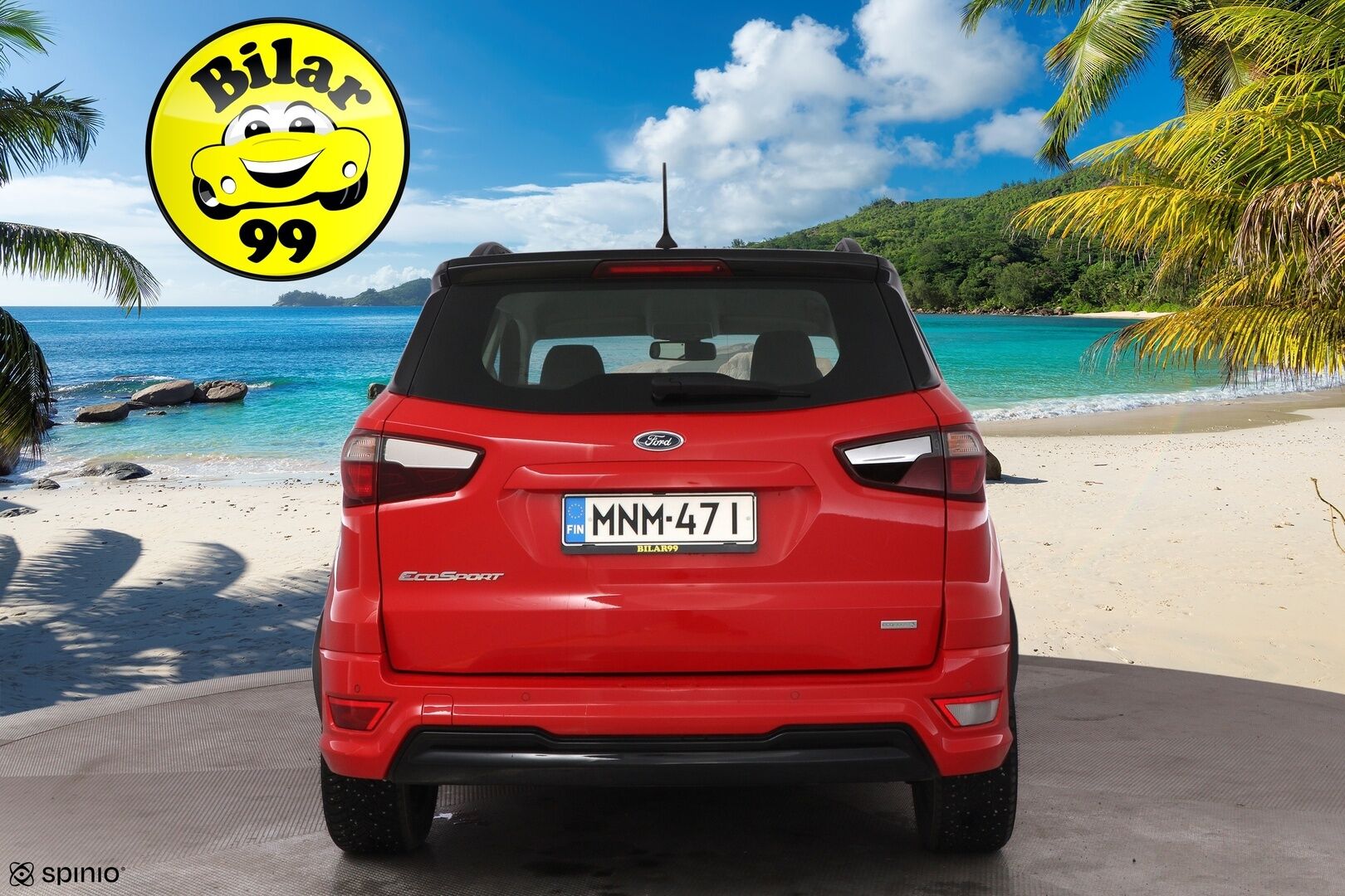 Ford Ecosport 2019 1,0 EcoBoost 125hv A6 ST-Line 5-ovinen * Nahka-Alcantara / Lämpölasi / Lohko&Sisäpistoke / Vakkari / Peruutustutkat - 2OM Suomiauto / Jakopää juuri tehty! - HULLUT BLACKWEEK JATKOT - KORKOTARJOUS 2,49%