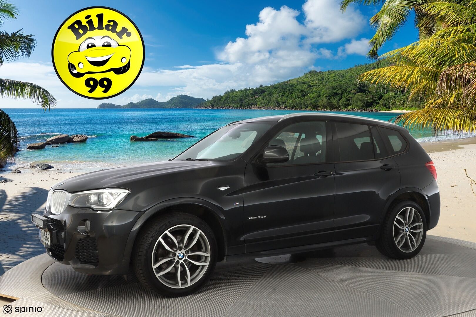 BMW X3 2015 F25 xDrive30d M Sport Business A *Webasto / S. Koukku / Sporttipenkit / S. Luukku / Tutkat* - Myydään juuri huollettuna / Kahdet OEM vanteet / M Sport ulko- ja sisäpaketti