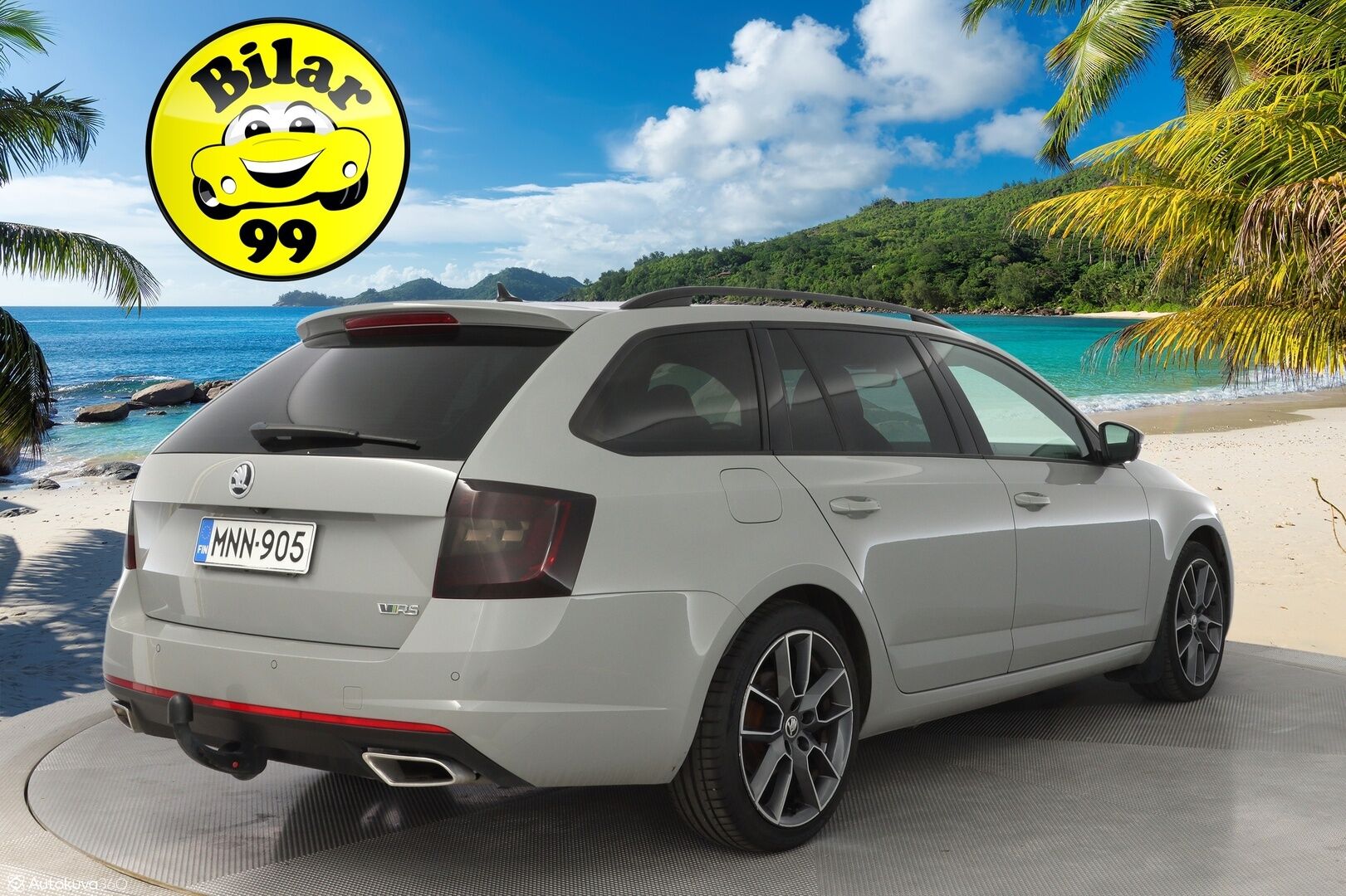 Skoda Octavia 2018 2.0 TDI Combi 184 4x4 RS DSG Aut *Webasto + kauko / ACC / Koukku / Kamera / Keyless / Blis / Sähkökontti / Tutkat* - Suomi-auto / Kahdet renkaat alumiinivantein / Juuri huollettu / Jakopää 2024 / Seuraava katsastus vasta 5/27