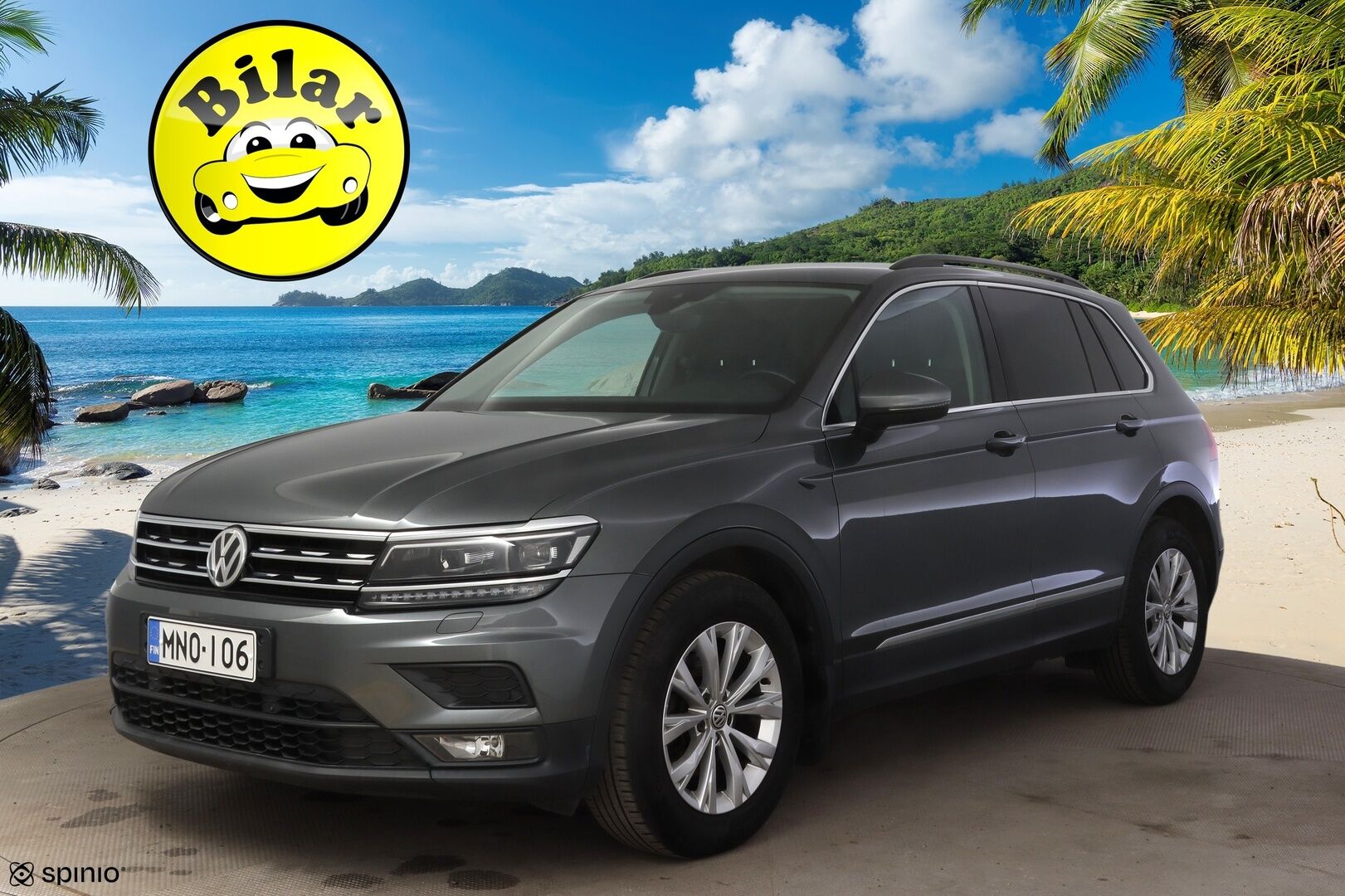 Volkswagen Tiguan 2018 Comfortline 1,4 TSI 92 kW (125 hv) Football Edition * ACC / Webasto / LED / P.tutkat / Keyless / Apple&Android * - Merkkihuollettu / Suomi-auto / Kahdet Renkaat