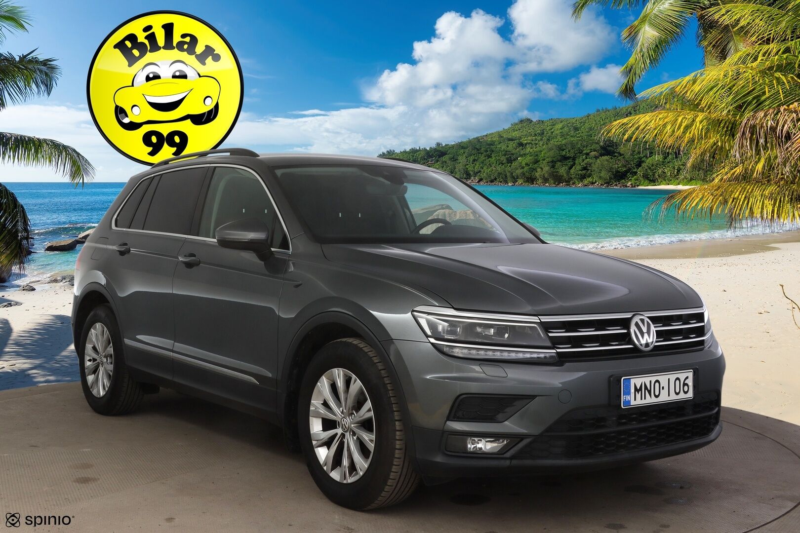 Volkswagen Tiguan 2018 Comfortline 1,4 TSI 92 kW (125 hv) Football Edition * ACC / Webasto / LED / P.tutkat / Keyless / Apple&Android * - Merkkihuollettu / Suomi-auto / Kahdet Renkaat