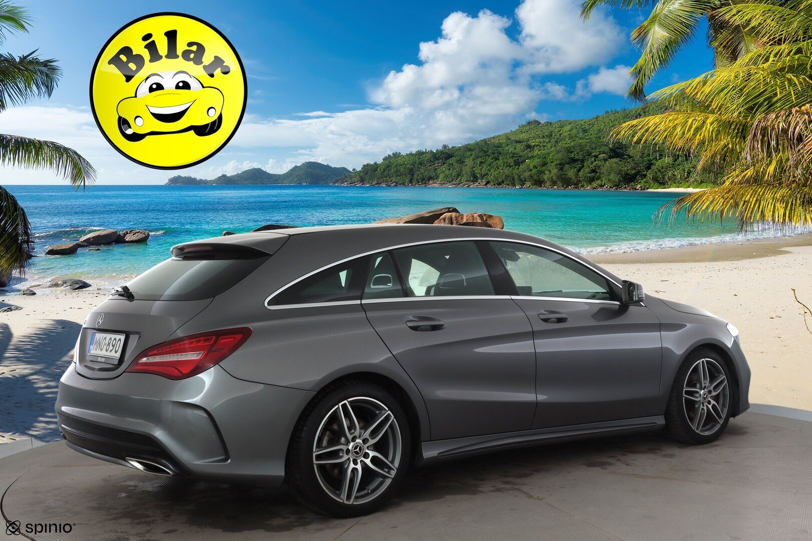 Mercedes-Benz CLA 2018 180 A Shooting Brake Business AMG - | Facelift | LED | Vakkari | P.kamera | Sporttipenkit | Puolinahat | Bluetooth | Sähk. takaluukku | Act. Brake Assist | Dynamic Select | 2x renkaat | 