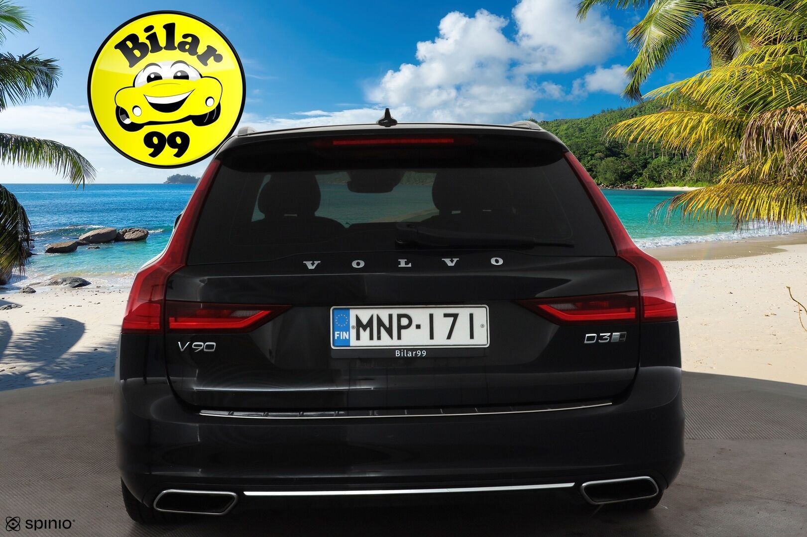 Volvo V90 2018 D3 AWD Business Inscription aut * ACC / P.tutkat / LED / Webasto / Koukku / Muistipenkki / Koukku / KeylessGo * - Suomi-auto / Kahdet renkaat aluvanteilla