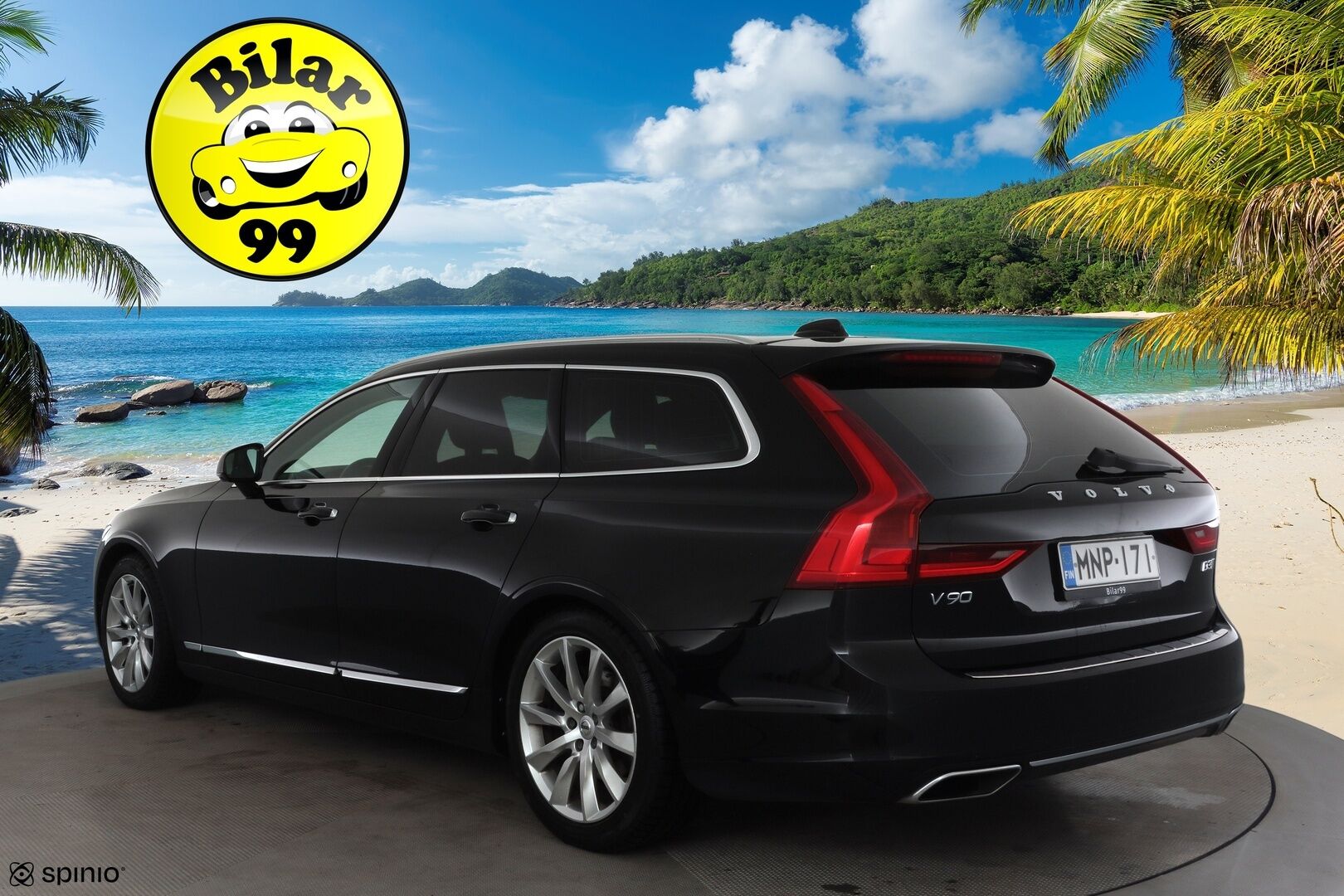 Volvo V90 2018 D3 AWD Business Inscription aut * ACC / P.tutkat / LED / Webasto / Koukku / Muistipenkki / Koukku / KeylessGo * - Suomi-auto / Kahdet renkaat aluvanteilla