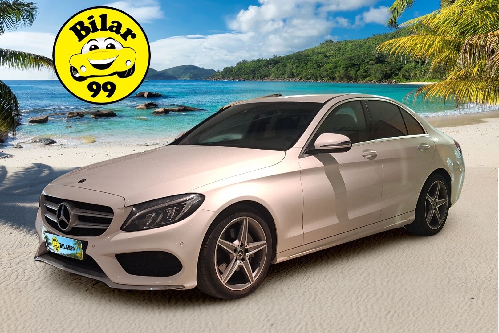 Mercedes-Benz C 2018 180 d A Premium Business AMG - | Burmester | Nahkasisusta | Vakkari | Tutkat | Suomi-auto | Hyvä huoltohistoria|