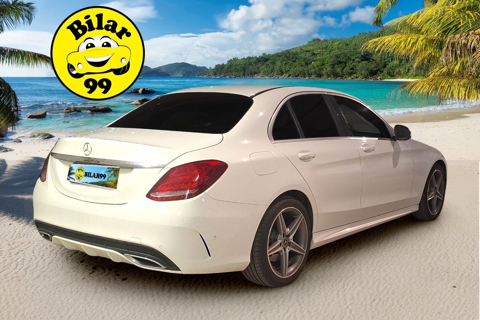 Mercedes-Benz C 2018 180 d A Premium Business AMG - | Burmester | Nahkasisusta | Vakkari | Tutkat | Suomi-auto | Hyvä huoltohistoria|