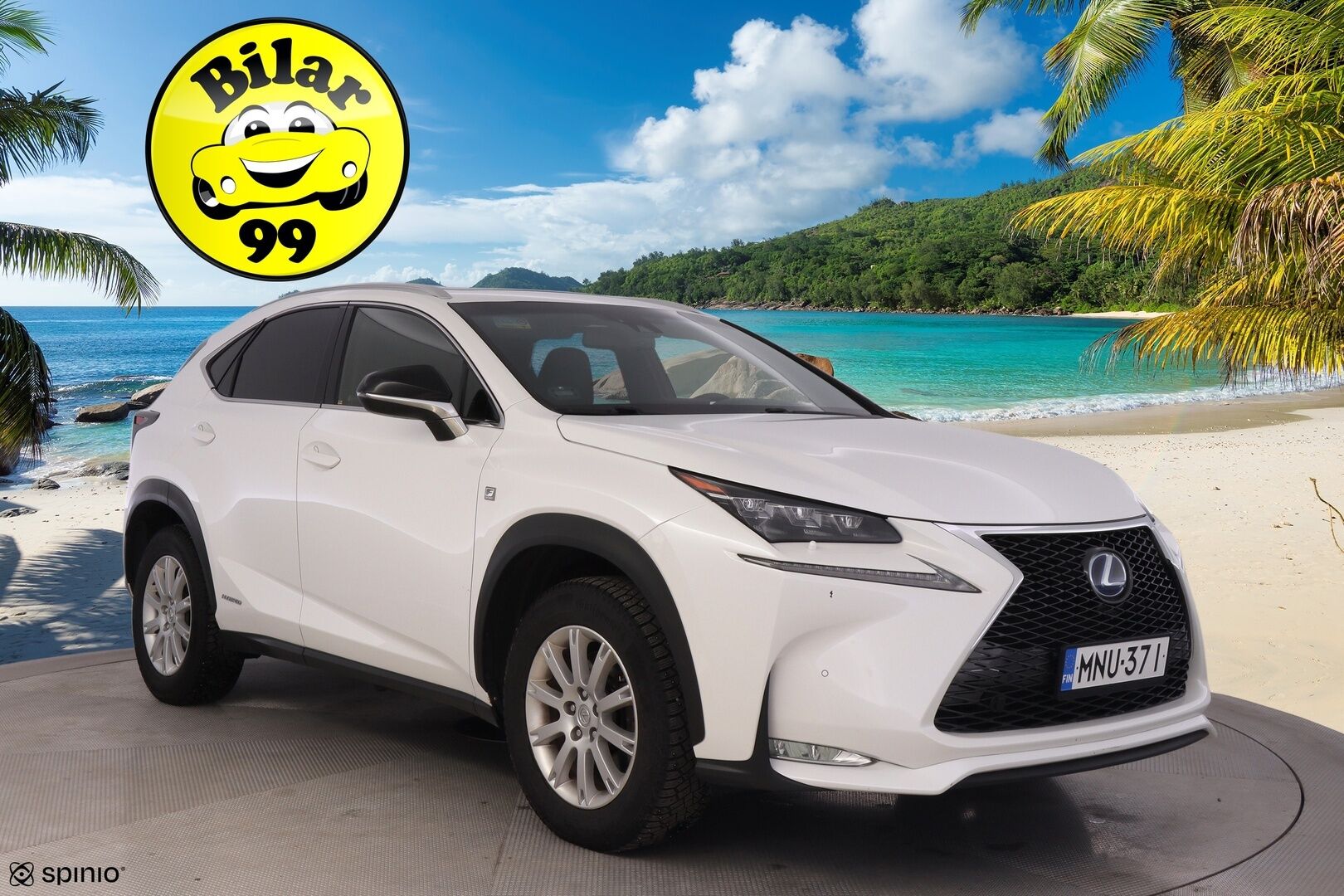 Lexus NX 2015 300H Hybrid A AWD F-Sport *ACC / Nahkasisusta / Sähköpenkit / Kattoluukku / Navi / Lohkolämmitin / P.kamera / S. Kontti* - *Loistava huoltohistoria! / Ohjauspyörän lämmitys / LED*