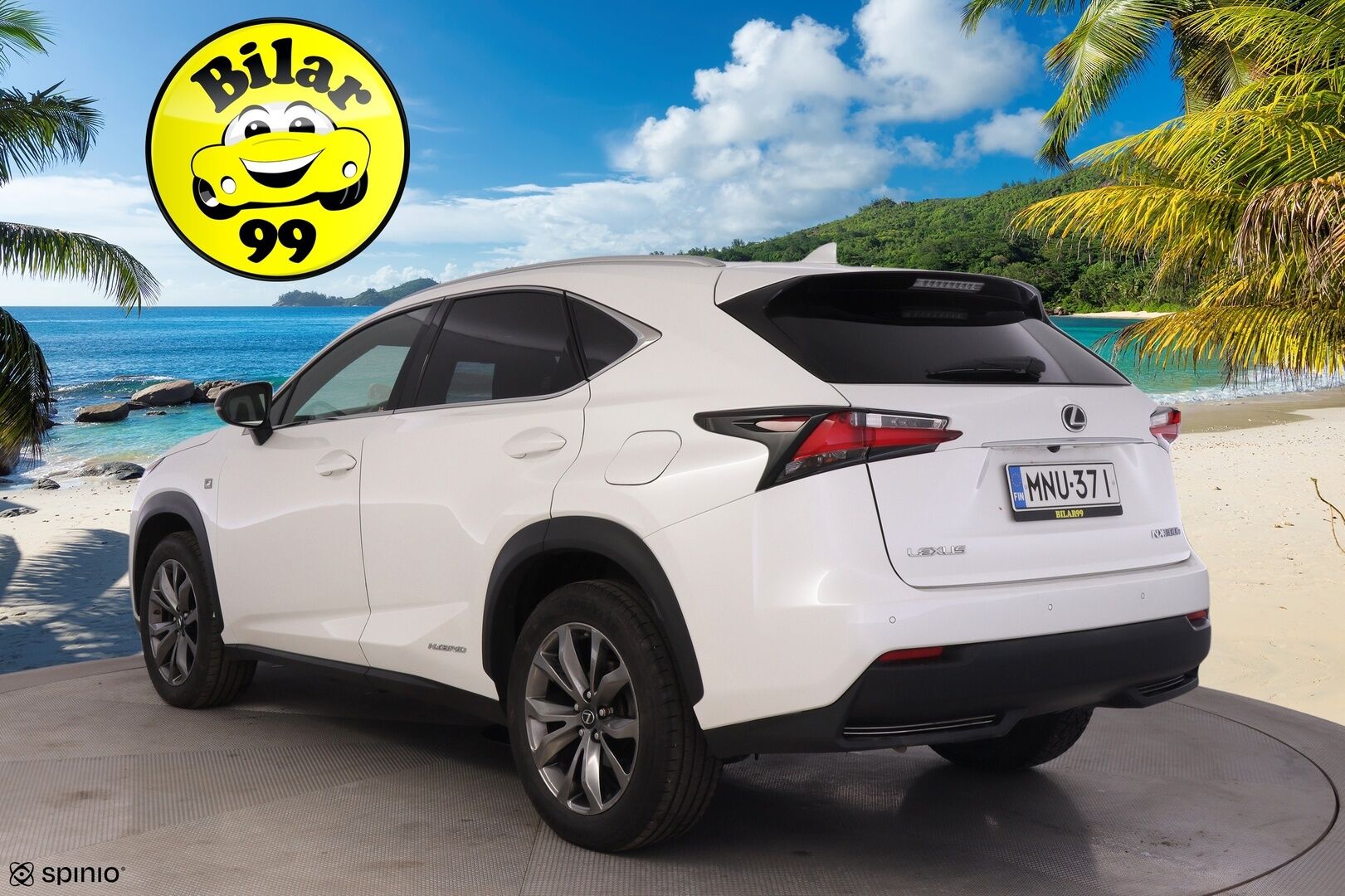 Lexus NX 2015 300H Hybrid A AWD F-Sport *ACC / Nahkasisusta / Sähköpenkit / Kattoluukku / Navi / Lohkolämmitin / P.kamera / S. Kontti* - *Loistava huoltohistoria! / Ohjauspyörän lämmitys / LED*