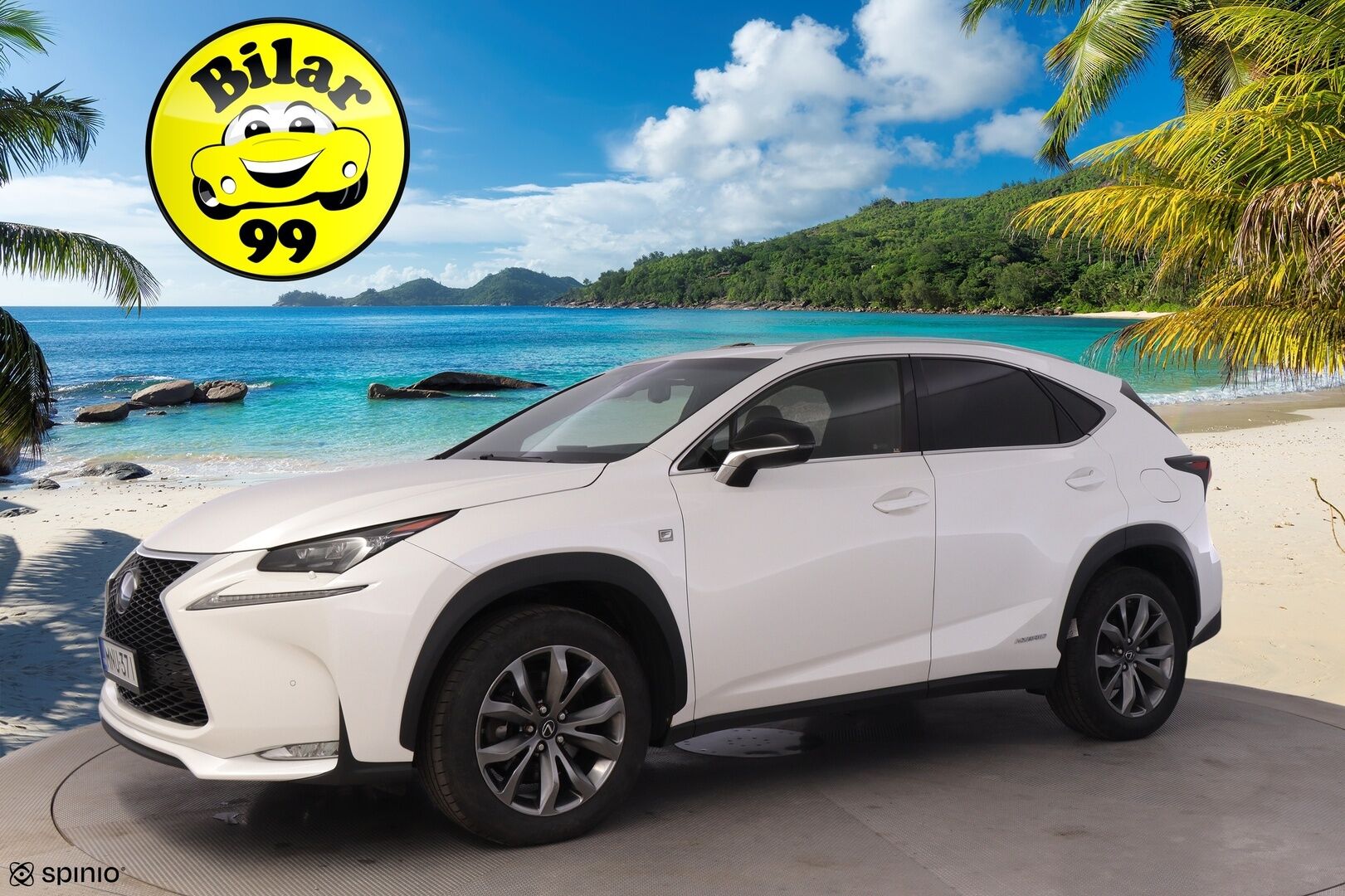 Lexus NX 2015 300H Hybrid A AWD F-Sport *ACC / Nahkasisusta / Sähköpenkit / Kattoluukku / Navi / Lohkolämmitin / P.kamera / S. Kontti* - *Loistava huoltohistoria! / Ohjauspyörän lämmitys / LED*