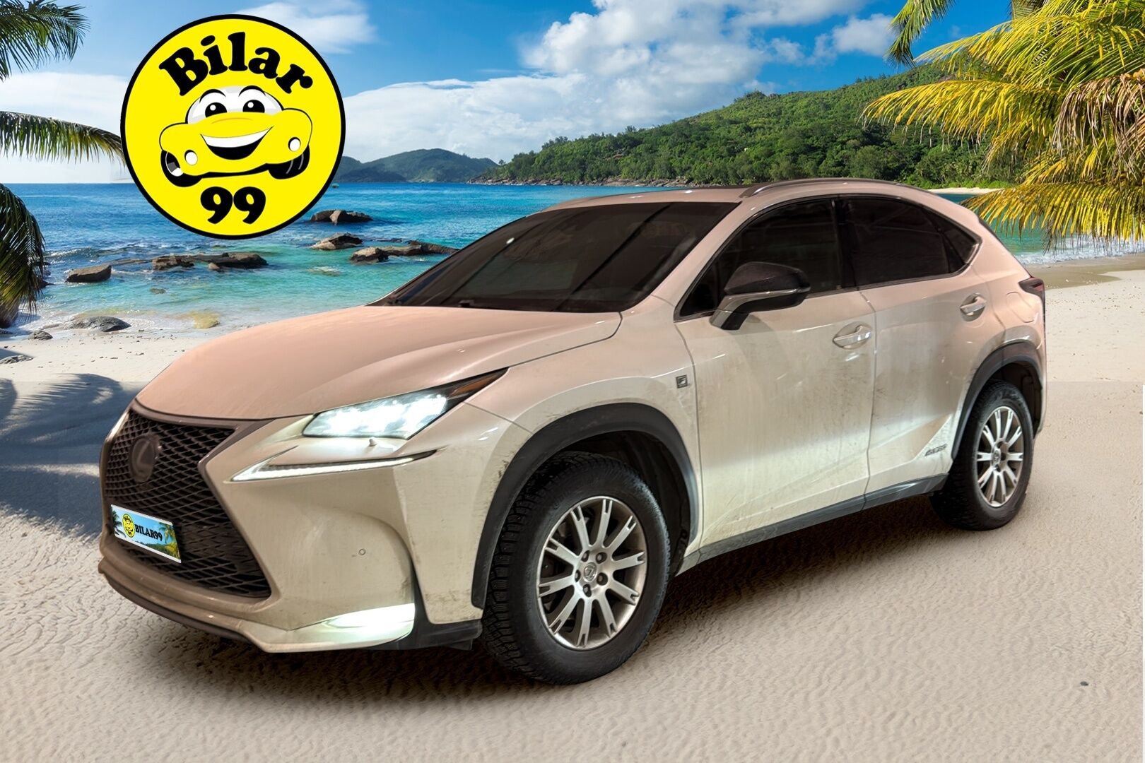 Lexus NX 2015 LEXUS NX300H Hybrid A AWD F-Sport *ACC / Nahkasisusta / Sähköpenkit / Kattoluukku / Navi / Lohkolämmitin / P.kamera / S.Luukku* - *Loistava huoltohistoria! / Ohjauspyörän lämmitys / LED*