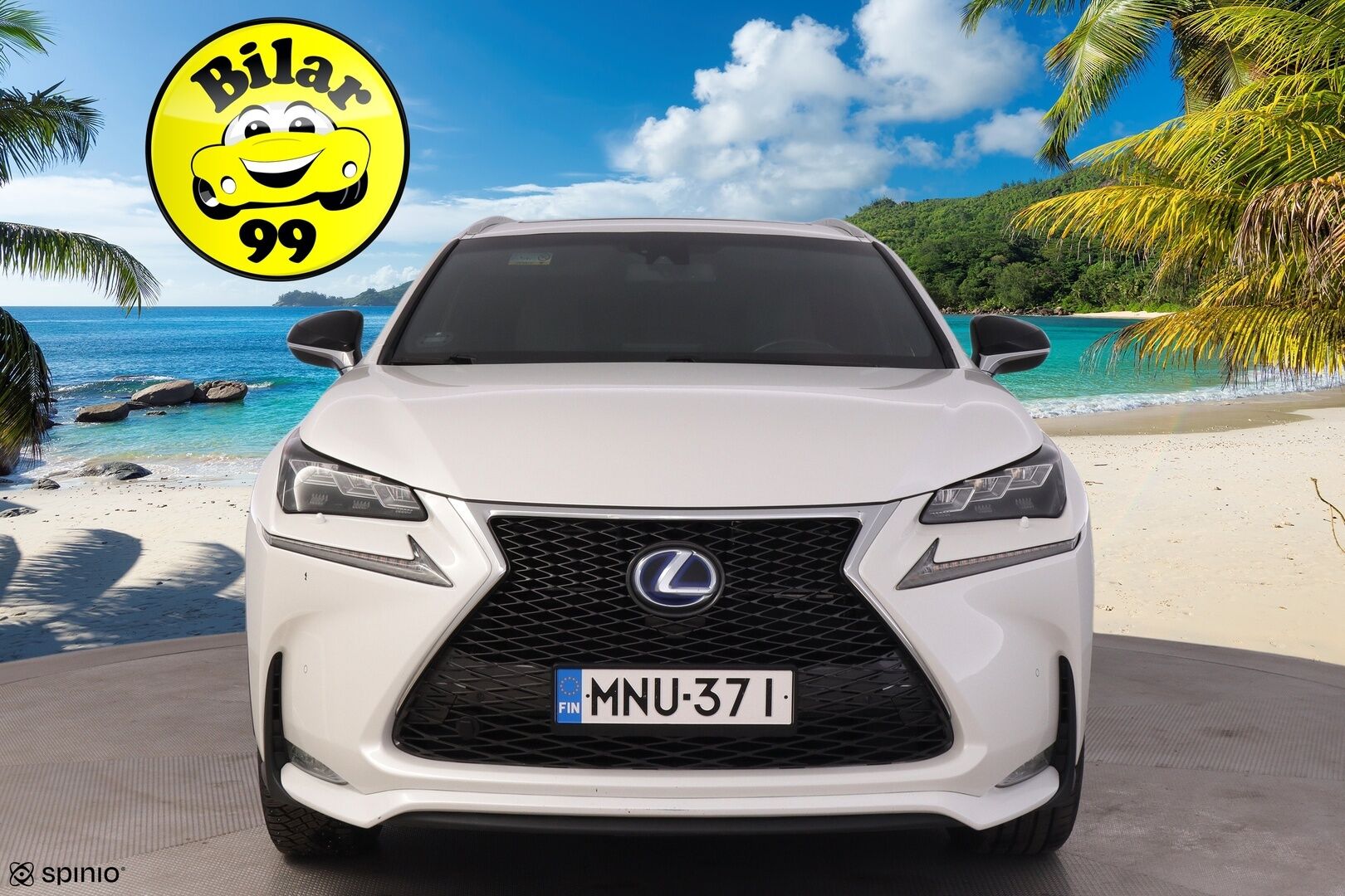 Lexus NX 2015 300H Hybrid A AWD F-Sport *ACC / Nahkasisusta / Sähköpenkit / Kattoluukku / Navi / Lohkolämmitin / P.kamera / S. Kontti* - *Loistava huoltohistoria! / Ohjauspyörän lämmitys / LED*