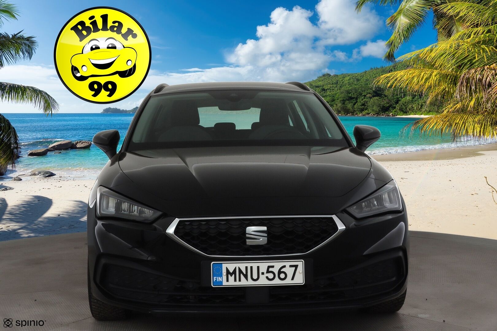 Seat Leon Sportstourer 2021 1,5 eTSI 150 Hybrid Style DSG * Webasto / Vetokoukku / Adapt.Vakkari / LED / Peruutustutkat / Navi - Suomi-auto / Kahdet renkaat aluvanteilla / Metalliväri - HULLUT AVAJAISHULINAT KORKOTARJOUS 3,29 %