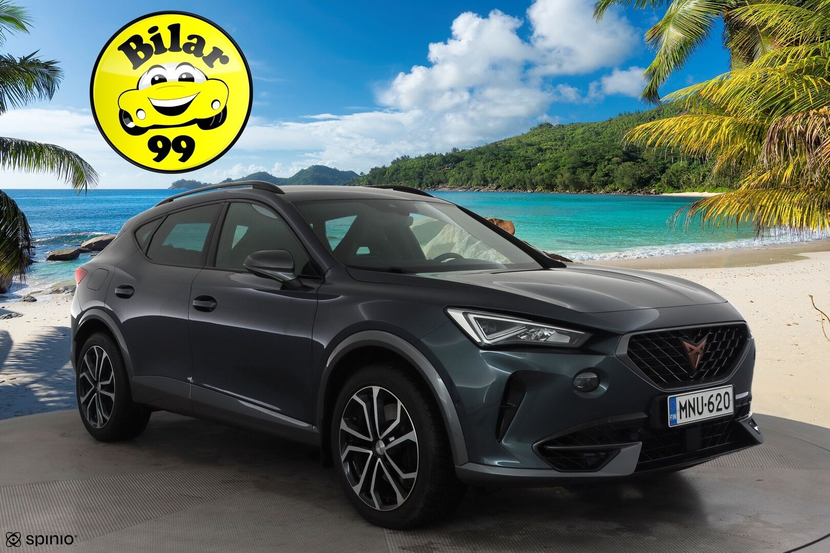 Cupra Formentor 2021 VZ 2,0 TSI 228 kW 4Drive DSG * Lohkolämmitin / ACC / LED / P.Kamera / Sportpenkit / Navi / Kaistavahti / Keyless * - Suomi-auto / Kahdet renkaat / Merkkihuollettu! - Osta nyt, maksa vasta ensi vuonna