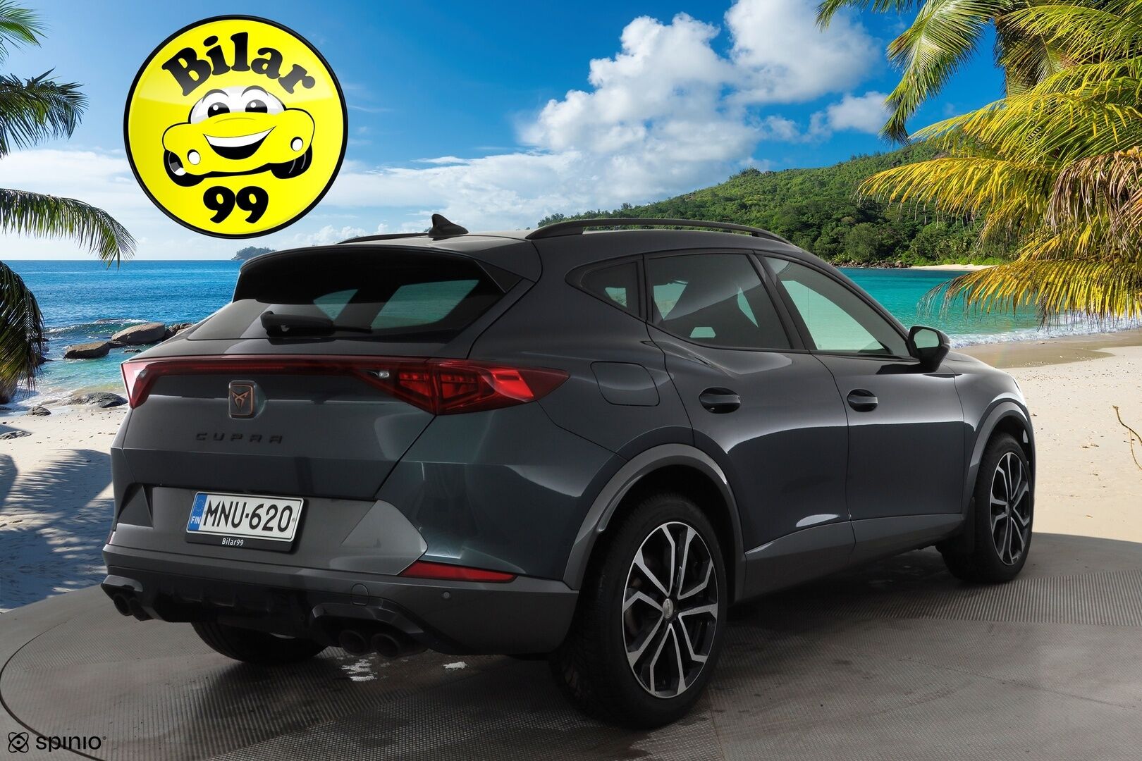 Cupra Formentor 2021 VZ 2,0 TSI 228 kW 4Drive DSG * Lohkolämmitin / ACC / LED / P.Kamera / Sportpenkit / Navi / Kaistavahti / Keyless * - Suomi-auto / Kahdet renkaat / Merkkihuollettu! - Osta nyt, maksa vasta ensi vuonna