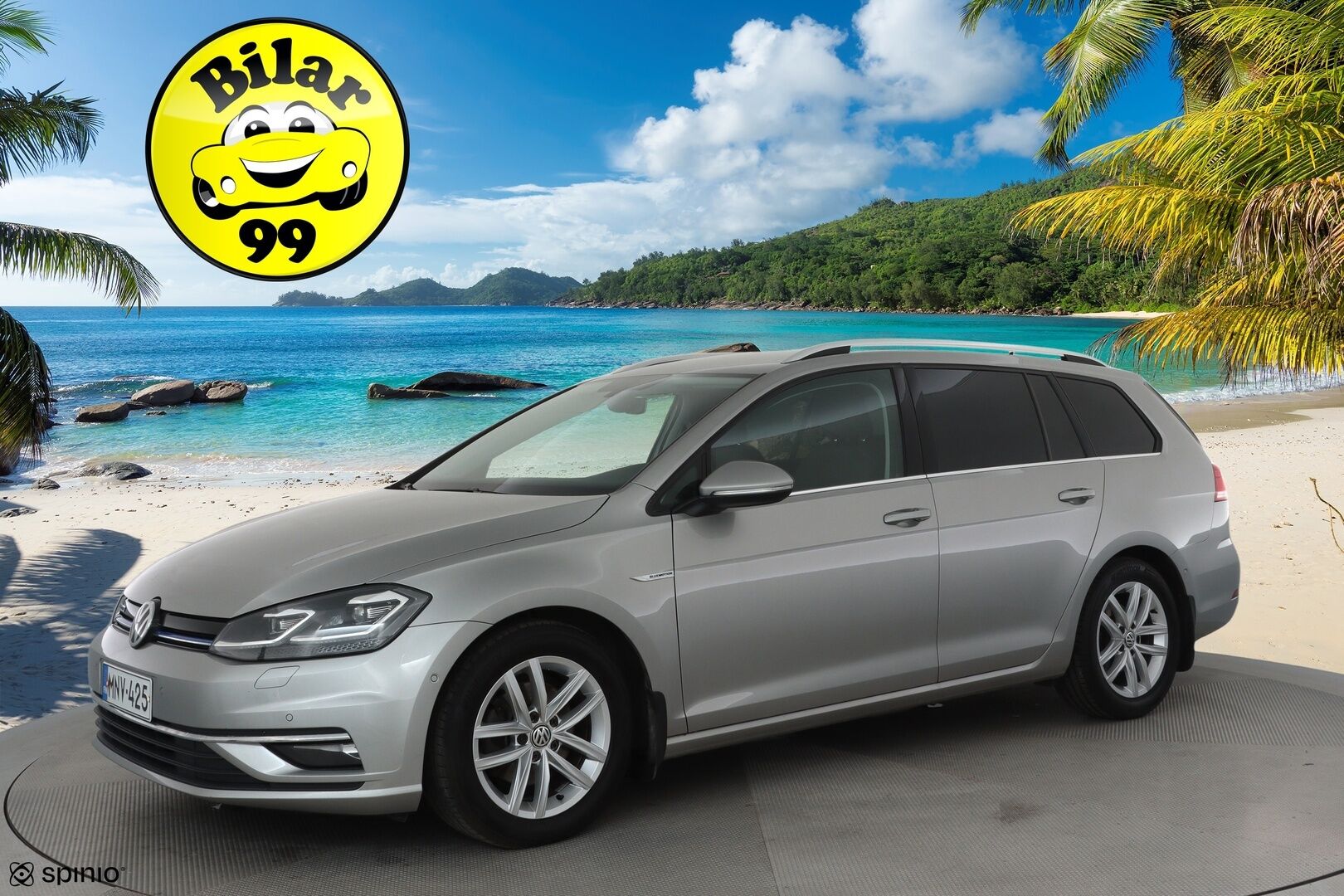 Volkswagen Golf 2019 Variant Highline 1,5 TSI EVO 96 kW BLUEMOTION DSG **Webasto / Adapt.Vakkari / LED-valot / Navi / P.Kamera / Keyless** - Suomi-auto / Kahdet Renkaat