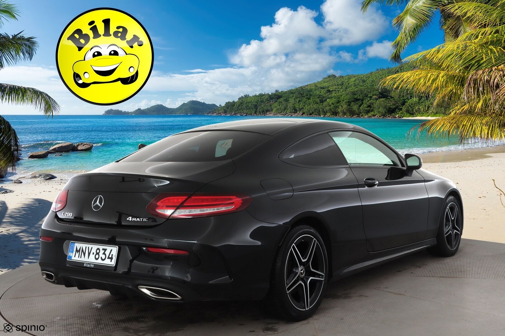 Mercedes-Benz C 2019 200 4Matic A Coupé - | Vakkari | Lisälämmitin | P.Kamera | kattoluukku | Osasähköt | LED High Performance | Puolinahat | Merkkihuollettu | Kahdet Renkaat |