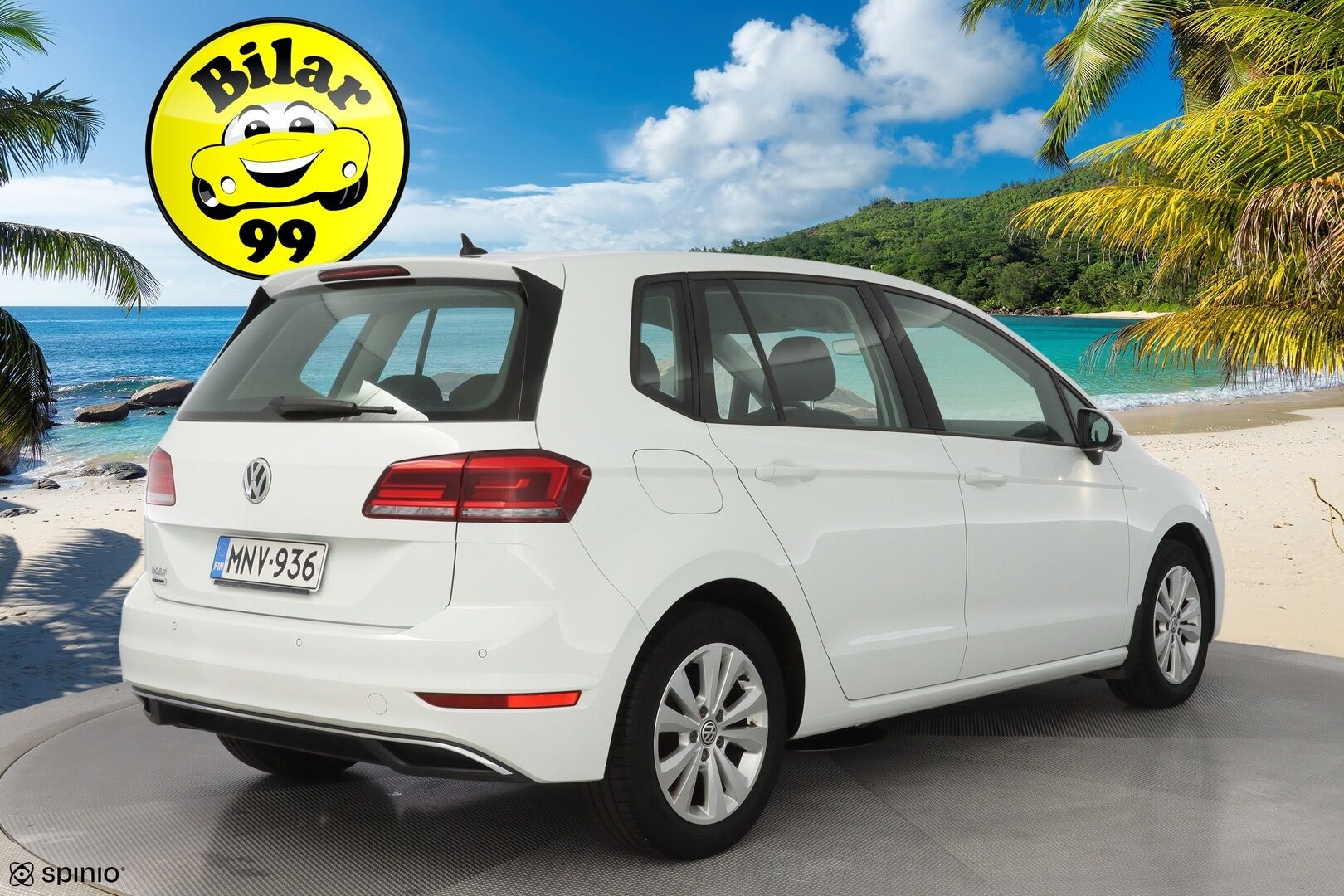 Volkswagen Golf Sportsvan 2018 Comfortline 1,0 TSI 85 kW (115 hv) DSG *ACC / Kamera / Apple Carplay & AndroidAuto* - Kahdet renkaat / Jakohihna vaihdettu / Suomi-auto
