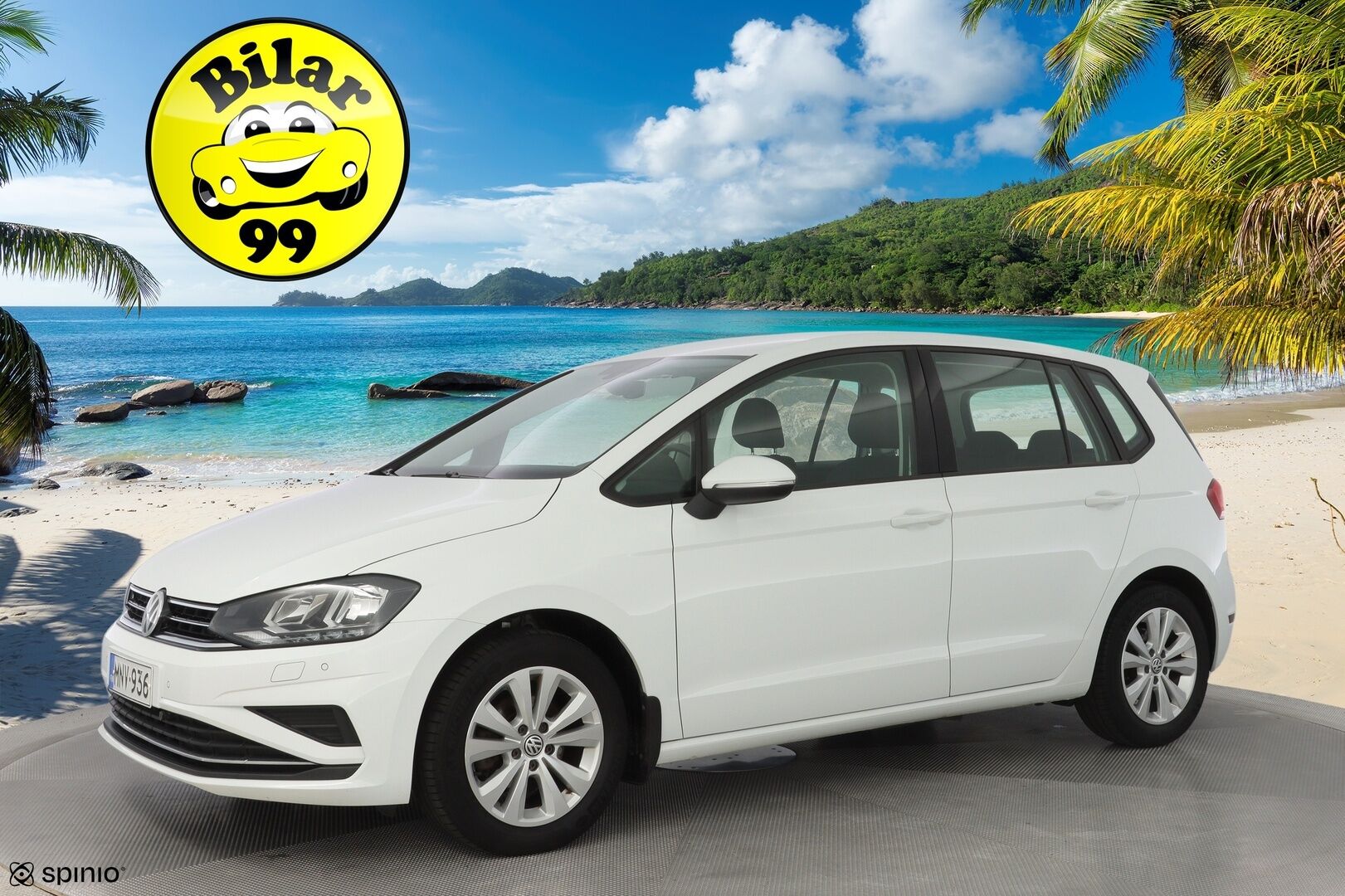 Volkswagen Golf Sportsvan 2019 Comfortline 1,0 TSI 85 kW (115 hv) DSG *ACC / Kamera / Apple Carplay & AndroidAuto* - KATSO KAMPANJAHINTA! / Kahdet renkaat / Jakohihna vaihdettu / Suomi-auto - HULLUT VÄLIPÄIVÄT KORKOTARJOUS 2,49%