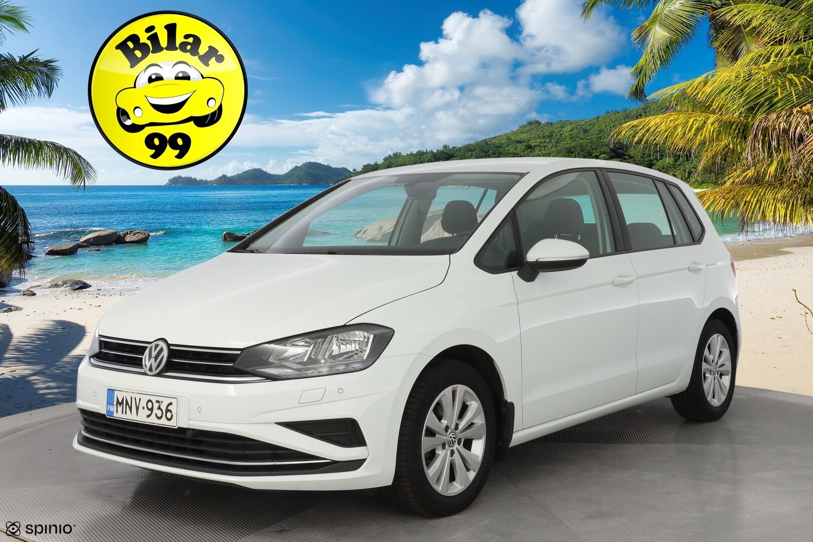 Volkswagen Golf Sportsvan 2019 Comfortline 1,0 TSI 85 kW (115 hv) DSG *ACC / Kamera / Apple Carplay & AndroidAuto* - KATSO KAMPANJAHINTA! / Kahdet renkaat / Jakohihna vaihdettu / Suomi-auto - HULLUT VÄLIPÄIVÄT KORKOTARJOUS 2,49%